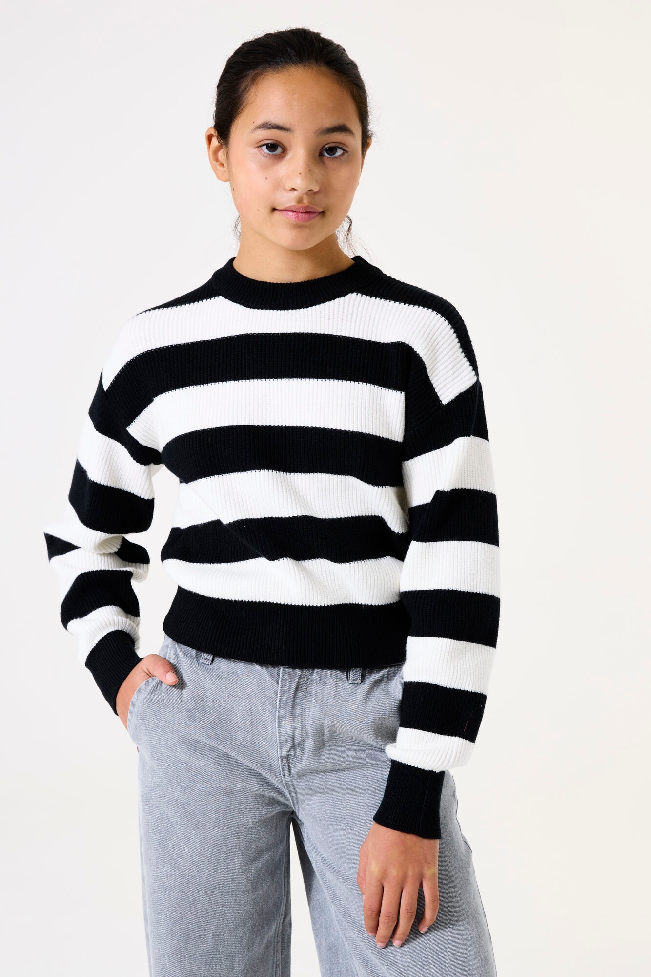 Garcia Strickpullover mit Streifen Muster