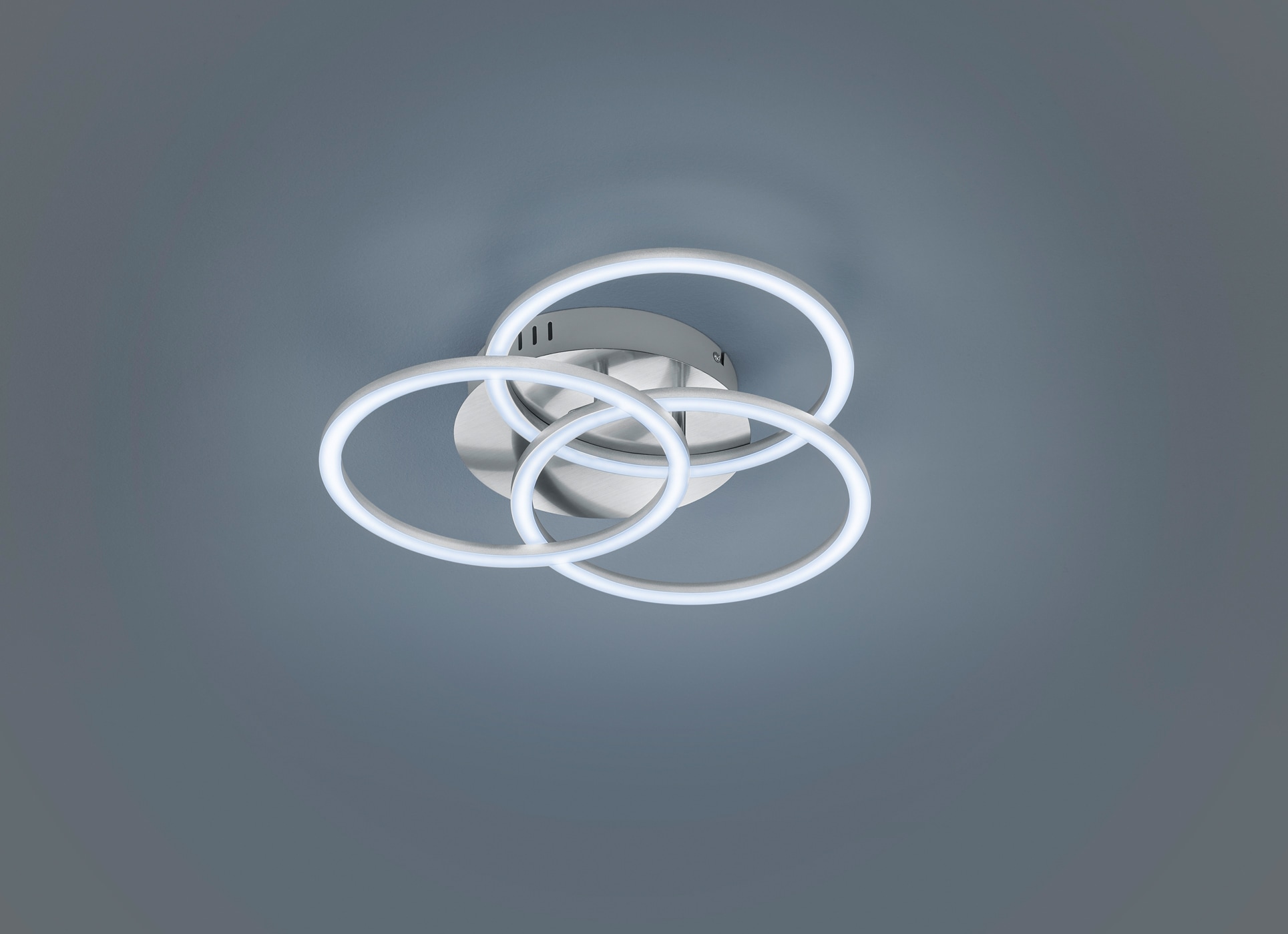 Deckenleuchte / Nickel schwenkbaren Garantie TRIO Fernbedienung Leuchten matt Deckenlampe Jahren Ringen | flammig-flammig, 3 LED mit mit kaufen 1 online XXL inkl. »Circle«,