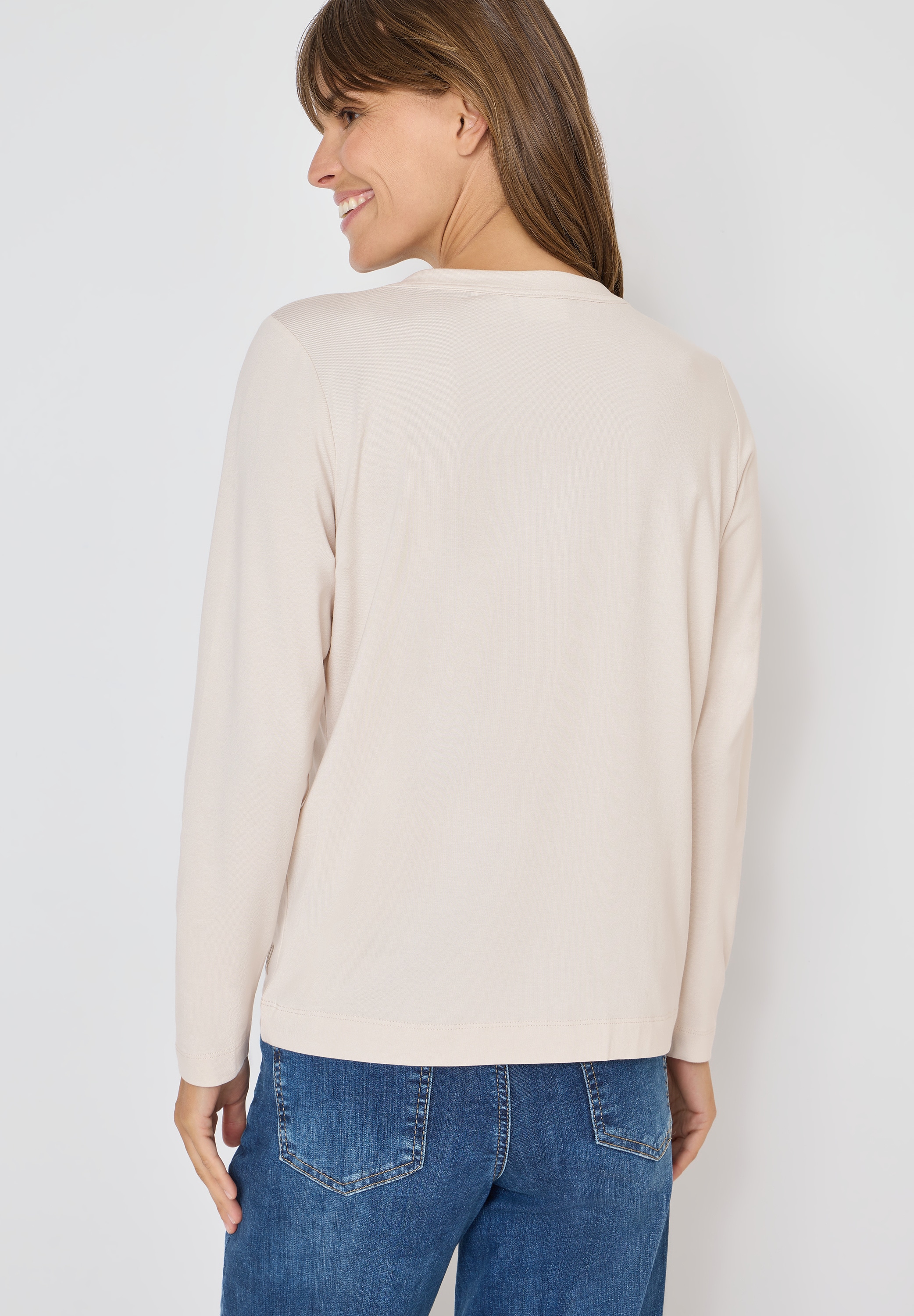 Cecil Langarmshirt im Tunika-Look