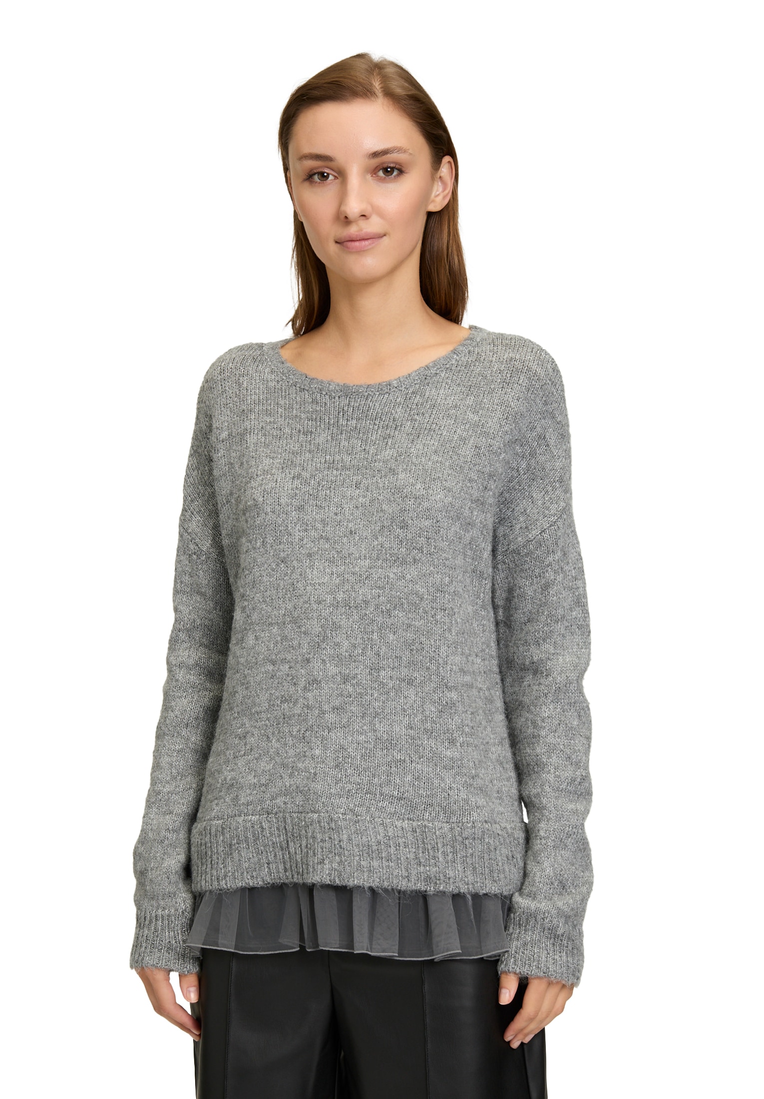 Cartoon Strickpullover »Strickpullover mit Rundhalsausschnitt«