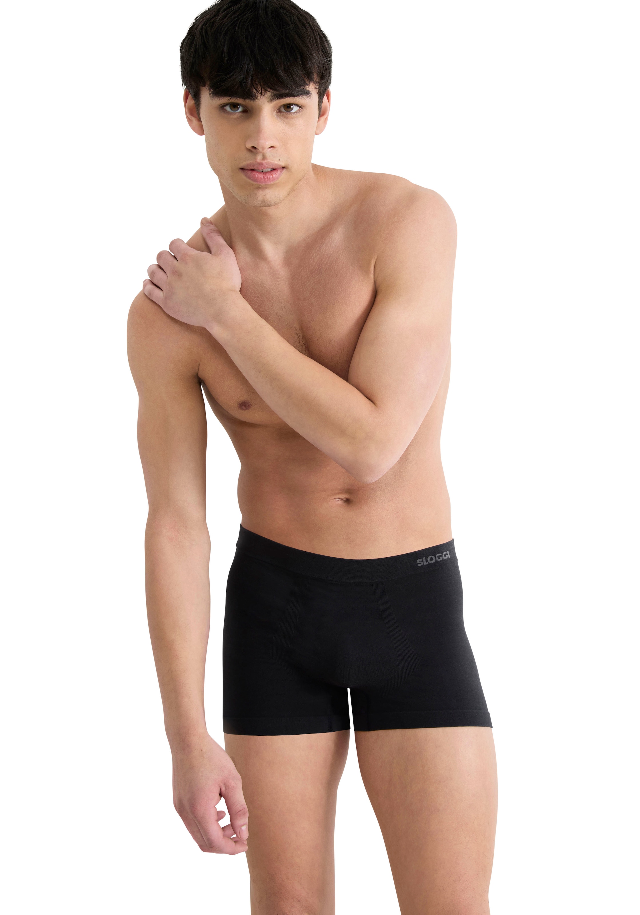 sloggi Hipster »Men GO Smooth« Packung, 2er Pack, 2 Stk. nahtlos, atmungsaktiv, Baumwoll-Mix, elastischer Bund
