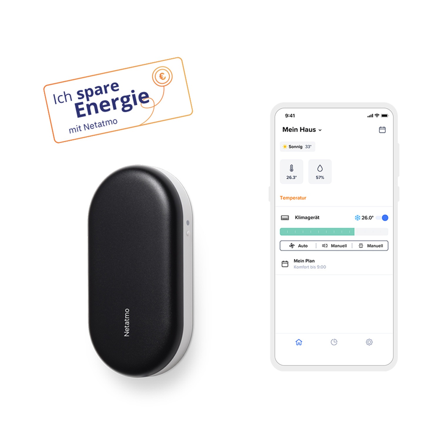 Netatmo Smart-Home-Station »Smarte Klimaanlagensteuerung«