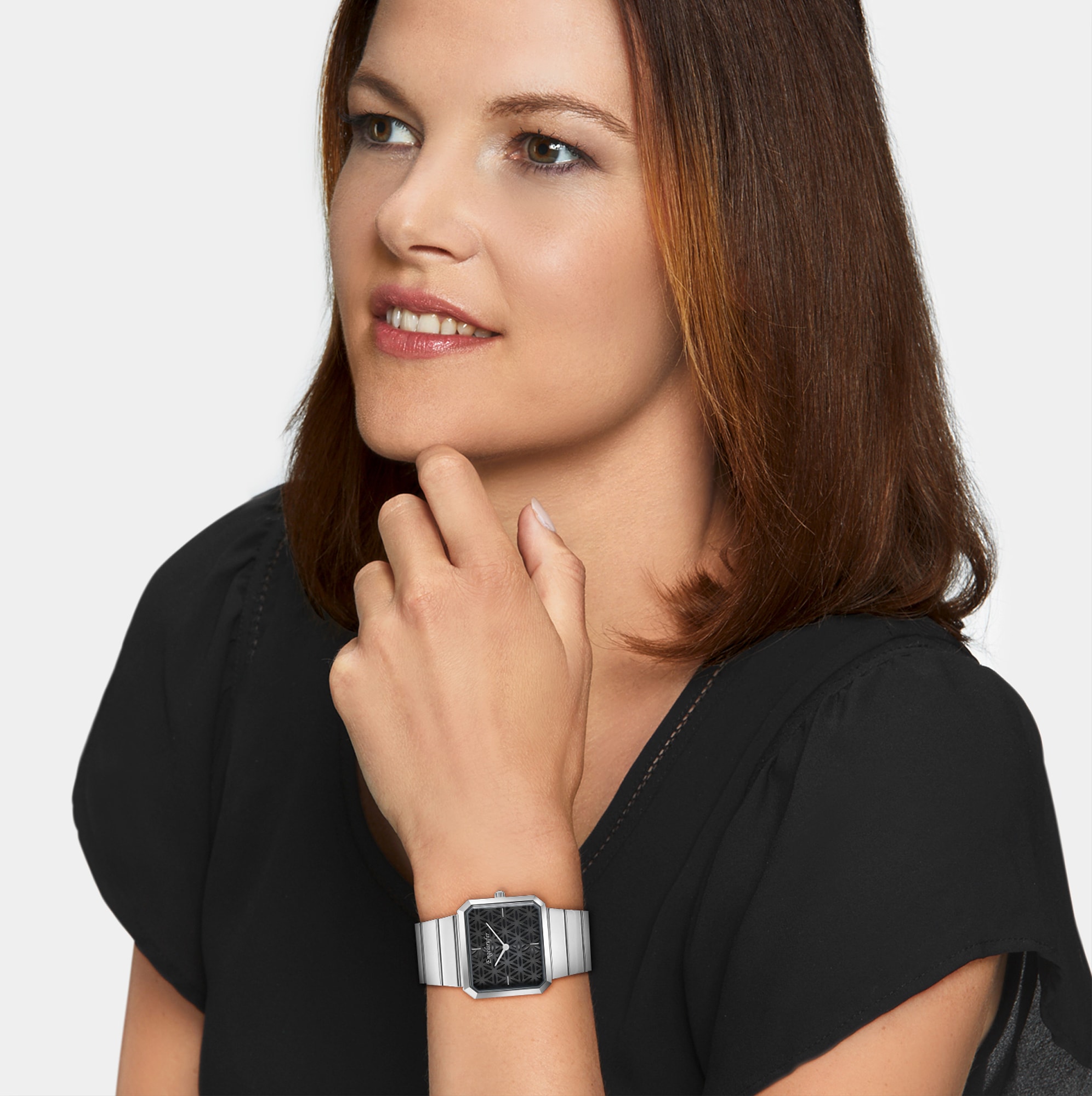 Engelsrufer Quarzuhr »Lebensblume« Armbanduhr, Damenuhr, Edelstahlarmband, analog