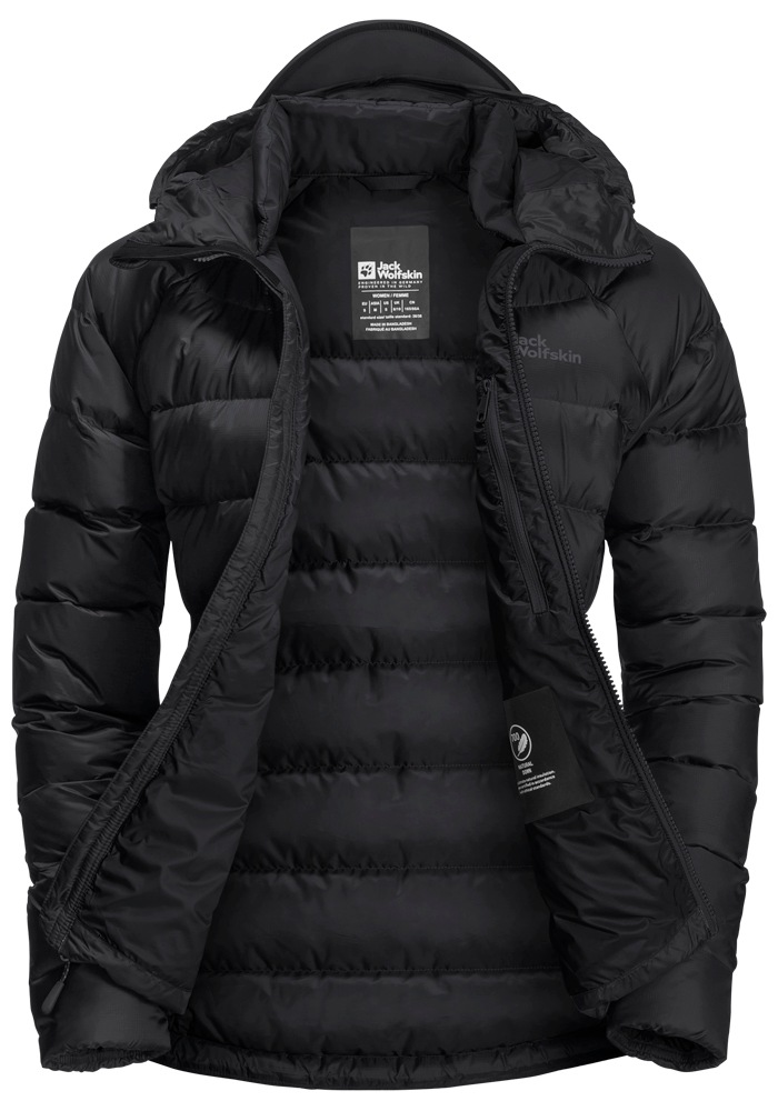 Jack Wolfskin Daunenjacke »NEBELHORN DOWN HOODY W«, mit Kapuze