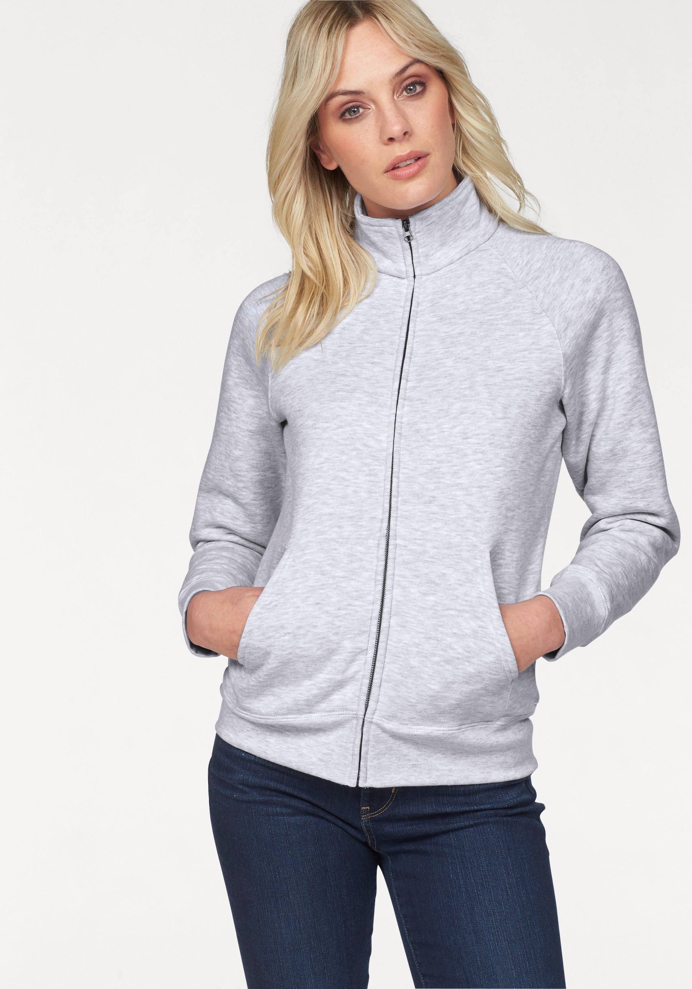 Fruit of the Loom Sweatshirt Lady Fit Premium Sweat Jacket bei Universal.at