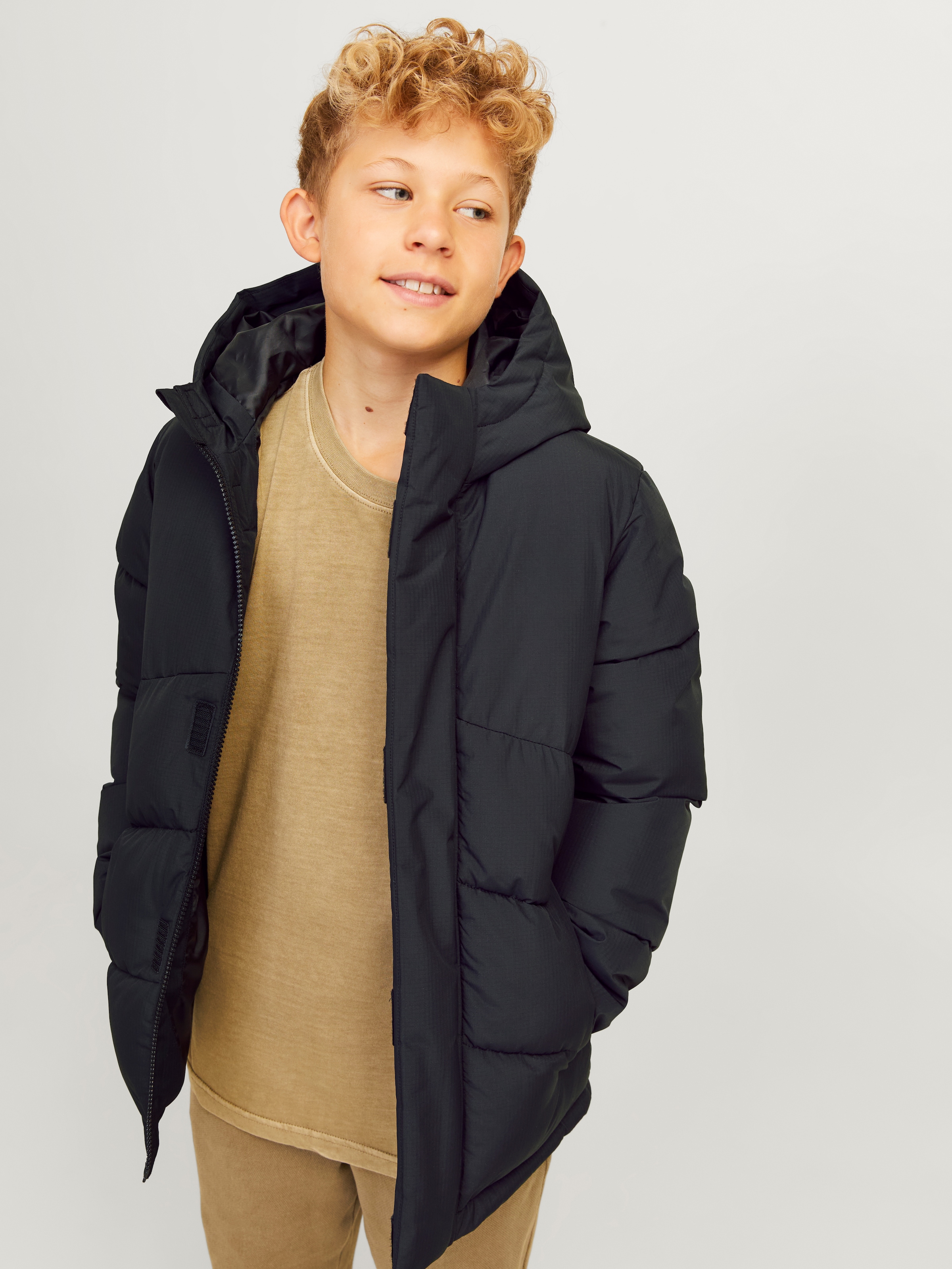 Jack & Jones Junior Steppjacke »JJWORLD PUFFER JACKET JNR«, mit Kapuze