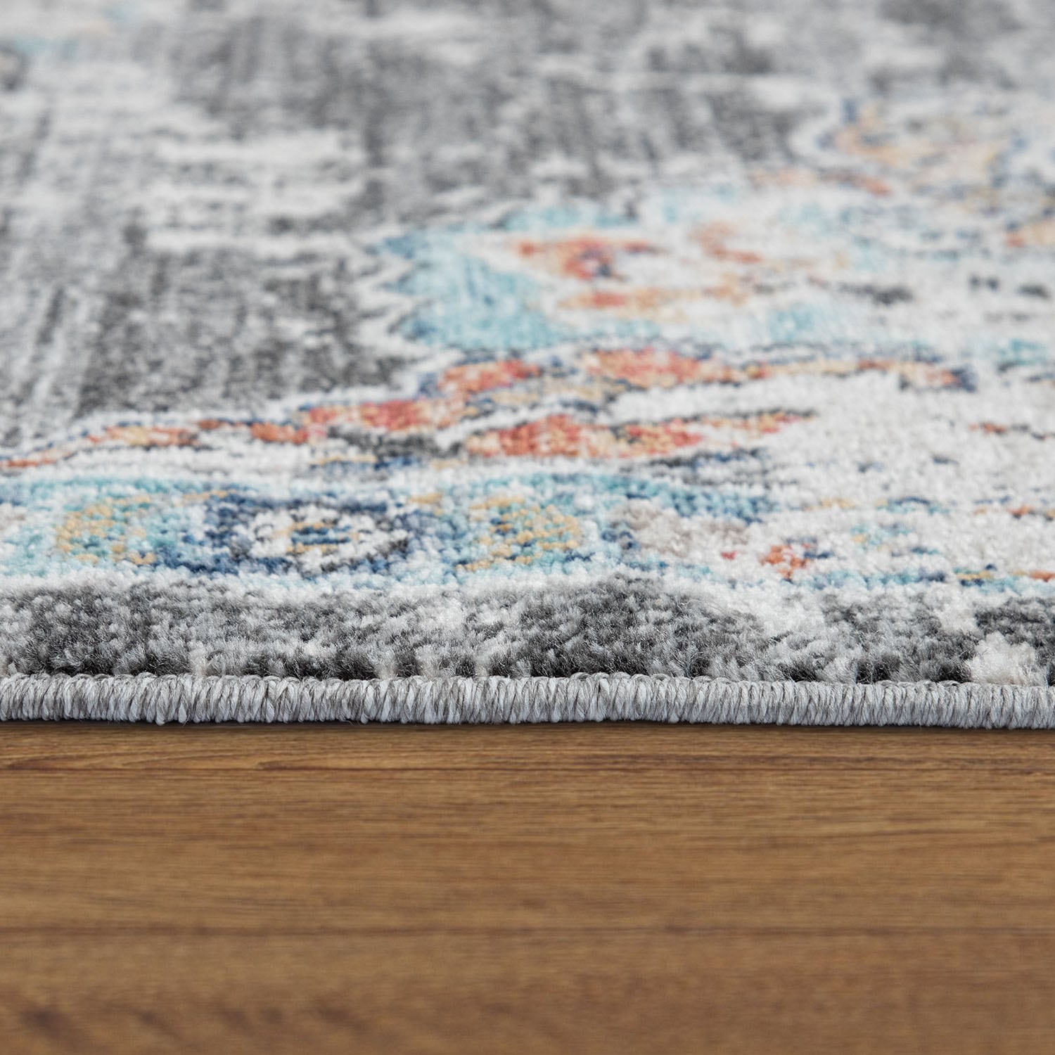 Paco Home Teppich »Torres 271«, rund, 8 mm Höhe, Kurzflor, Orient-Optik, Vintage Design, In- und Outdoor geeignet
