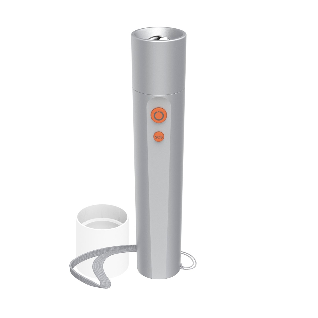 Hama LED Taschenlampe »LED-Taschenlampe, Batterie, Aluminium, 4 Modi + SOS« stromsparend, robust