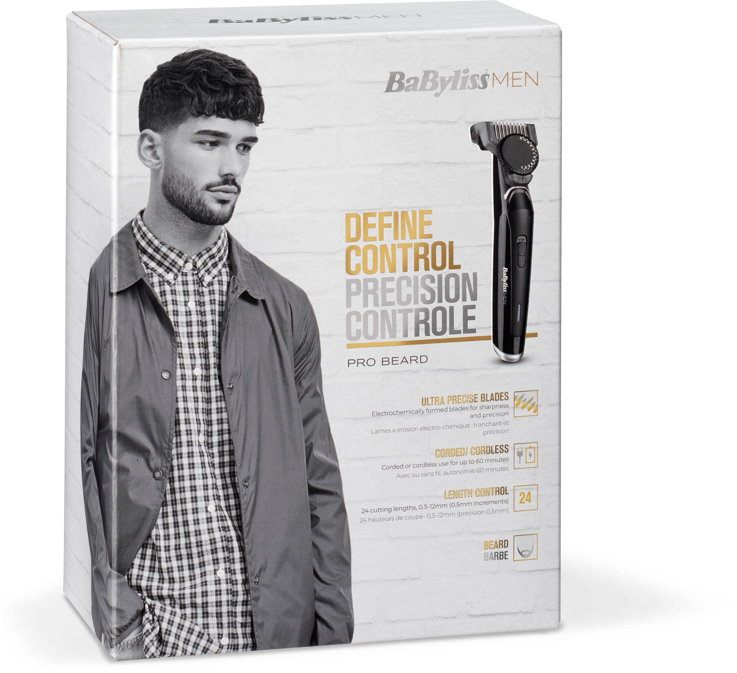 BaByliss Bartschneider »T881E MEN Pro Beard«, inkl. Etui 0,5 - 12mm