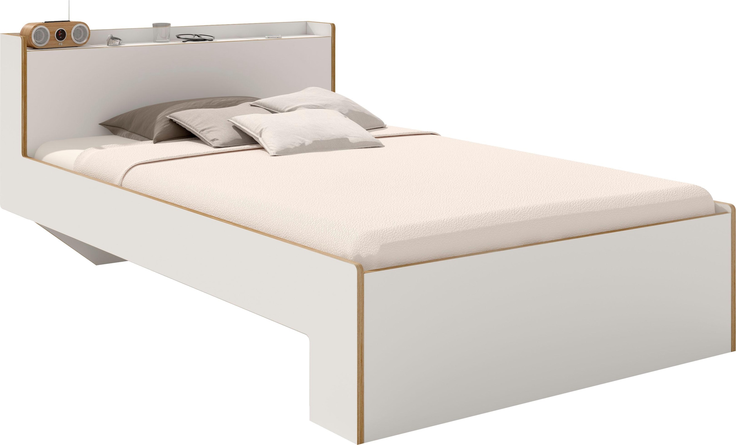 Bett »NOOK«, in zwei Breiten, Design by Michael Hilgers