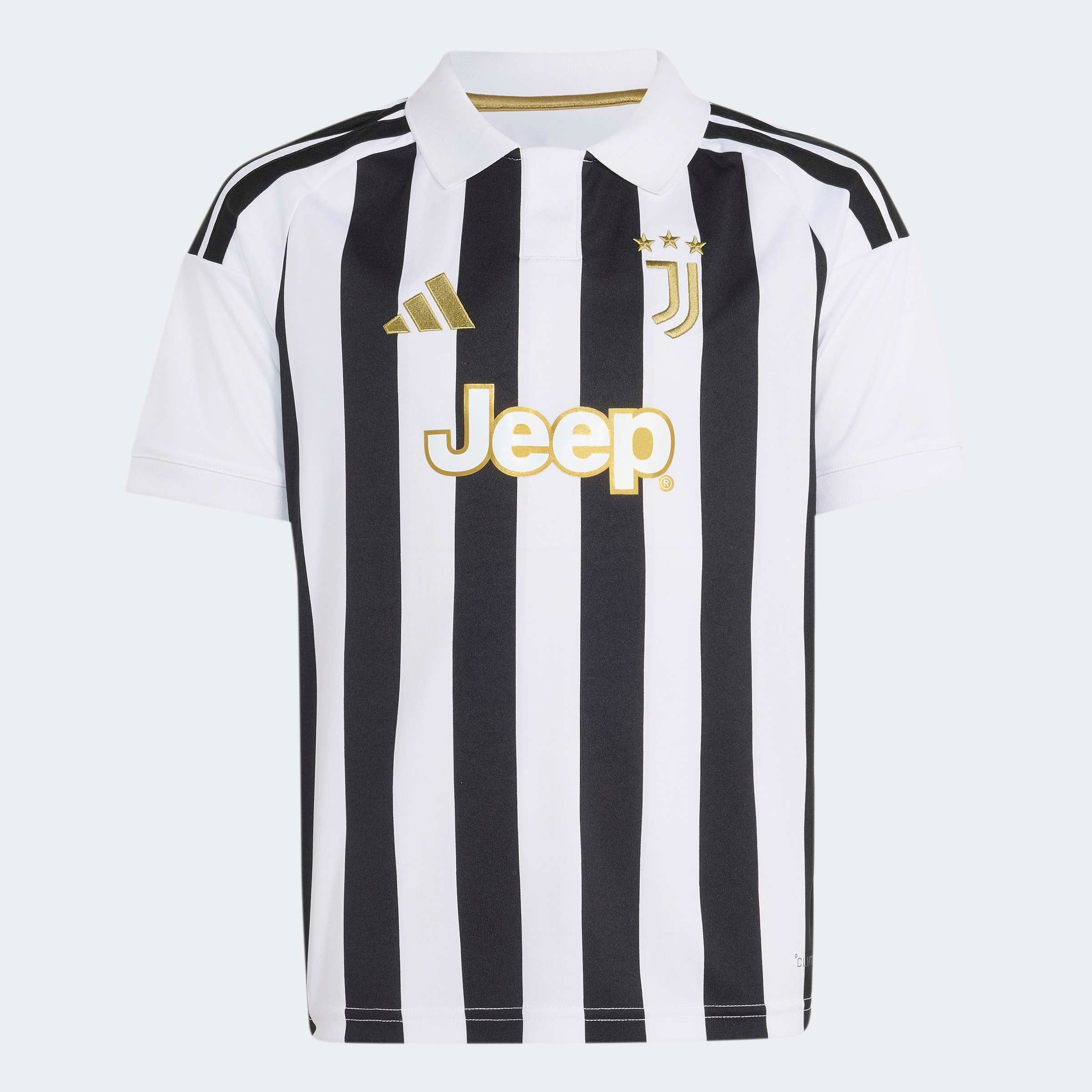 adidas Performance Fußballtrikot »JUVENTUS TURIN 26/27 KIDS HEIMTRIKOT« mit Climacool Technologie, mit traditionellem Kragen, mit 3-Streifen