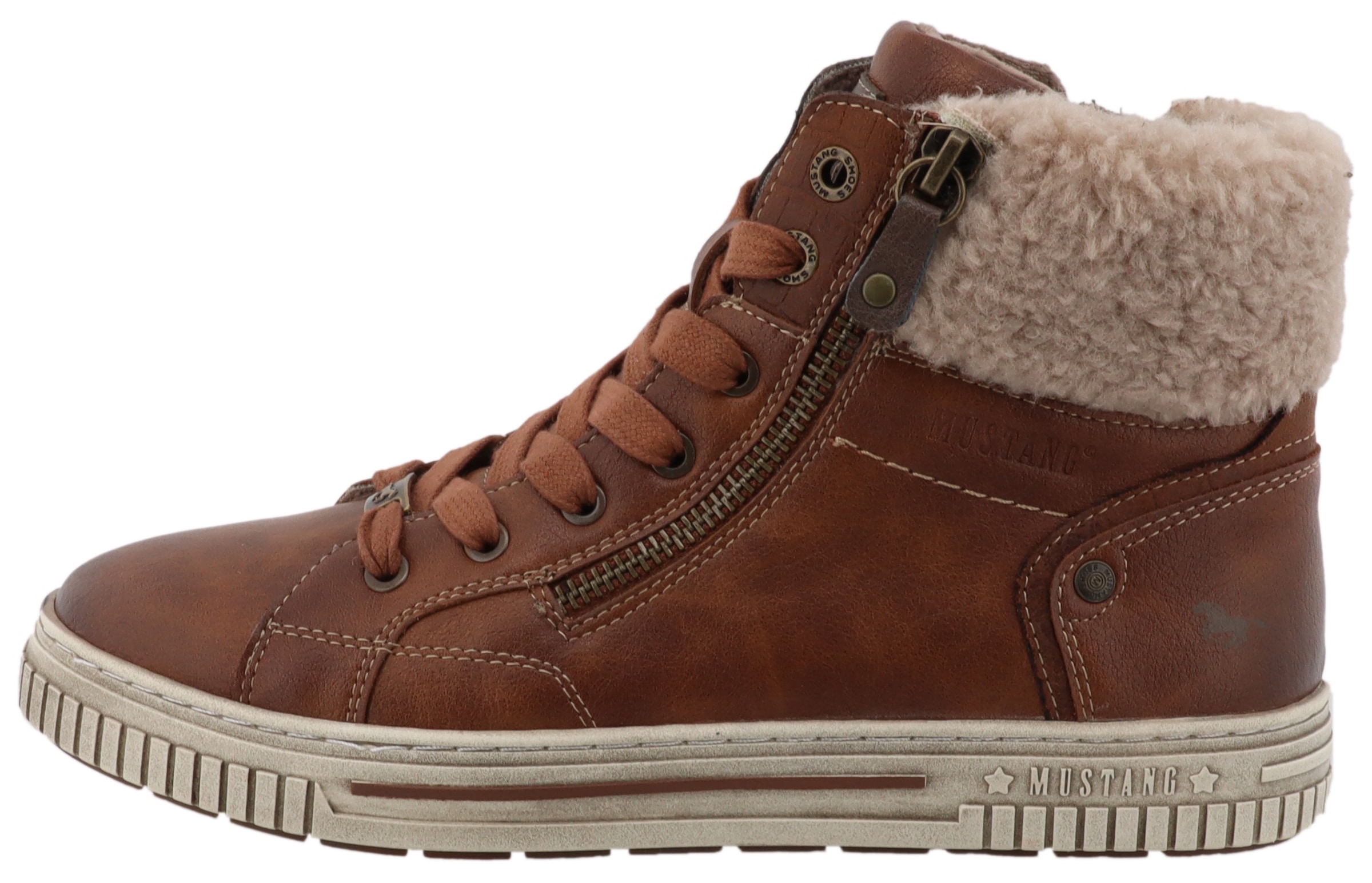 Mustang Shoes Winterboots »Janique«  High Top Sneaker, Winterboots mit Warmfutter