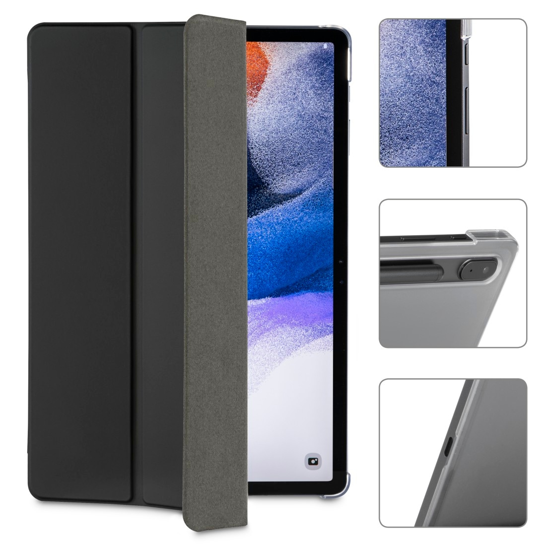 Hama Tablet-Hülle »Tablet Case für Galaxy S7 FE, S7+, S8+, 12,4", aufstellbar, klappbar«, 31,5 cm (12,4 Zoll)