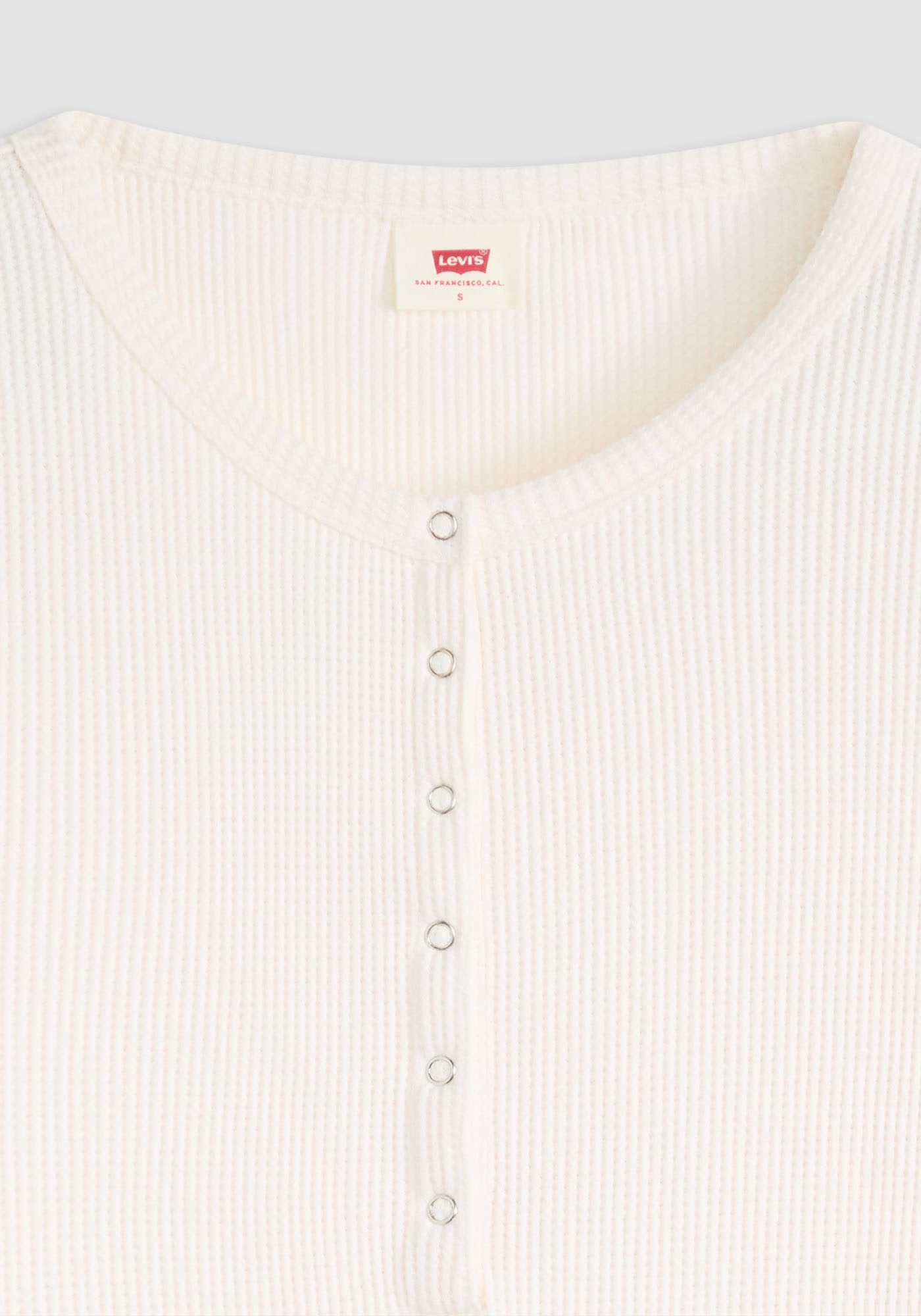 Levi's® Langarmshirt »DRY GOODS HENLEY« Mit Waffelstruktur- Muster