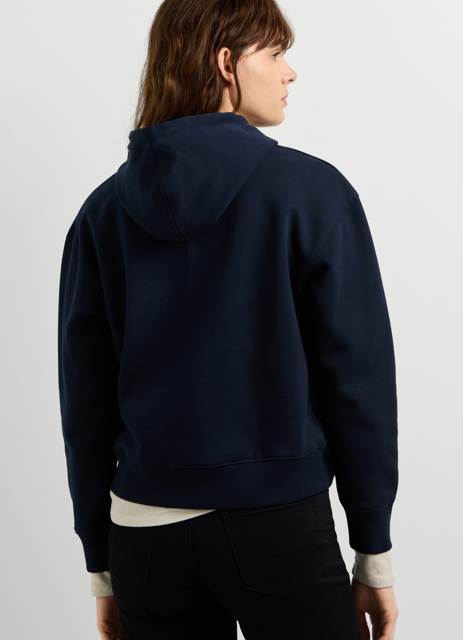 Pepe Jeans Hoodie »BADDY HOODIE«, aus einem Baumwoll-Mix, Logoschriftzug
