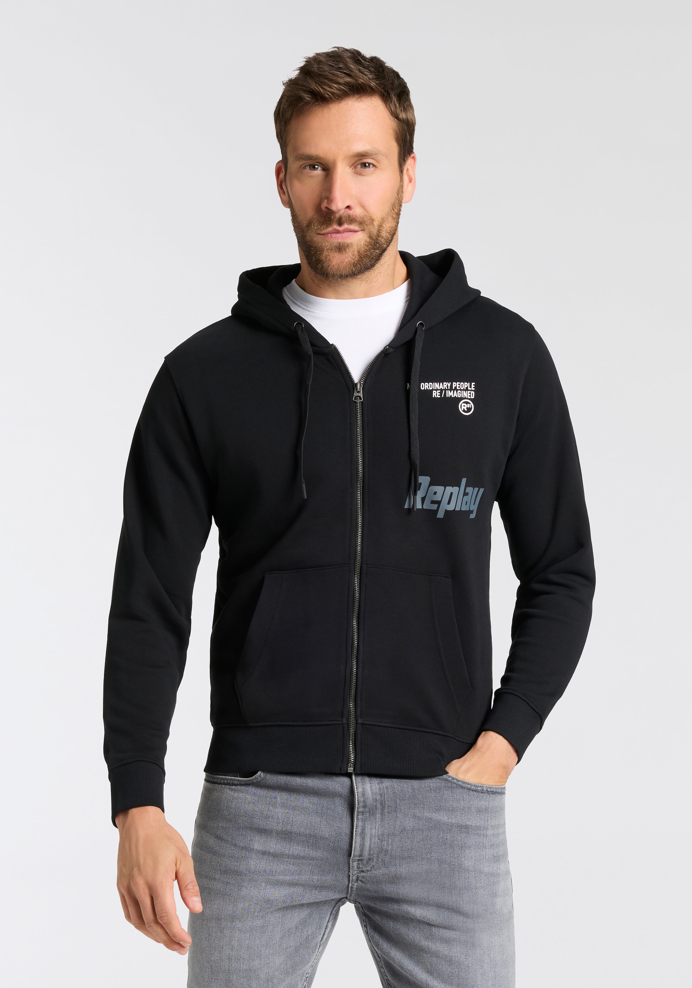 Replay Kapuzensweatjacke