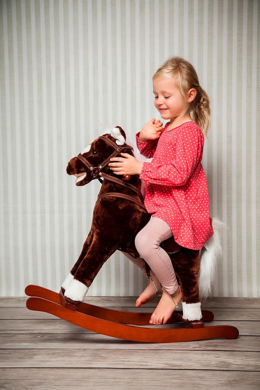 Knorrtoys® Schaukelpferd »Brauny«