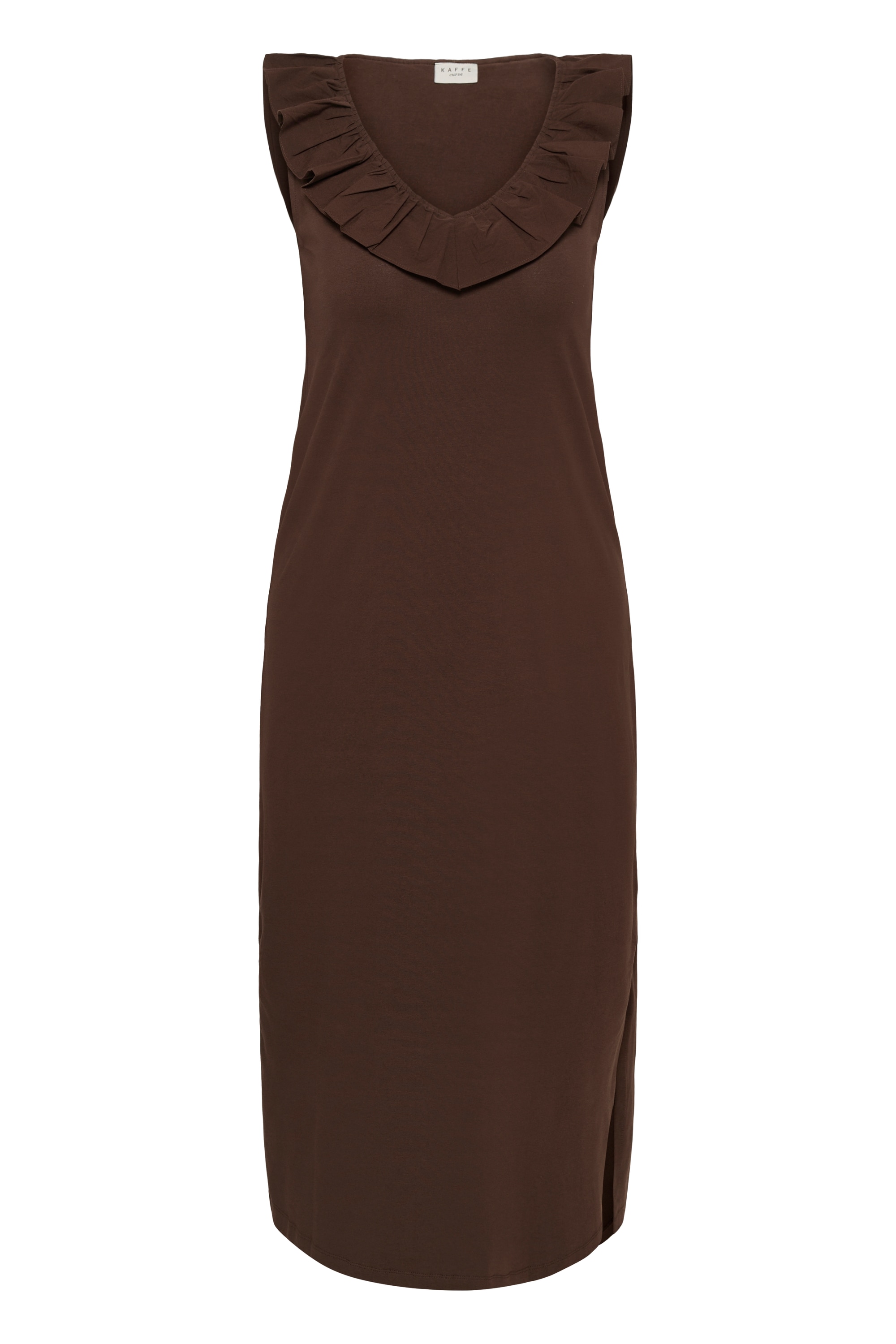 KAFFE Curve Midikleid »Damen Kleid KCdiddie«