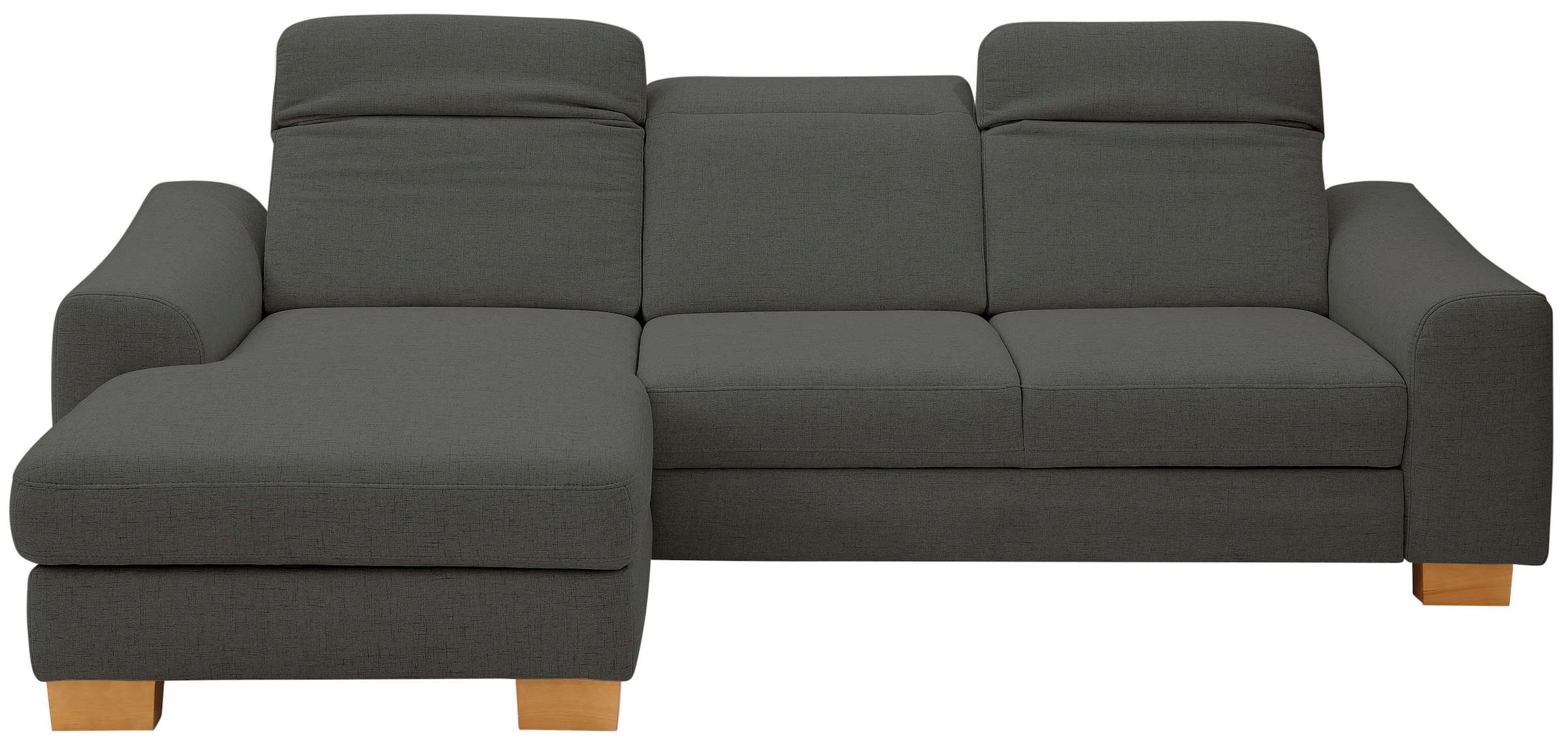 Home affaire Ecksofa »Dundee L-Form« wahlweise mit Kopfteilverstellung und zusätzlich mit Bettfunktion