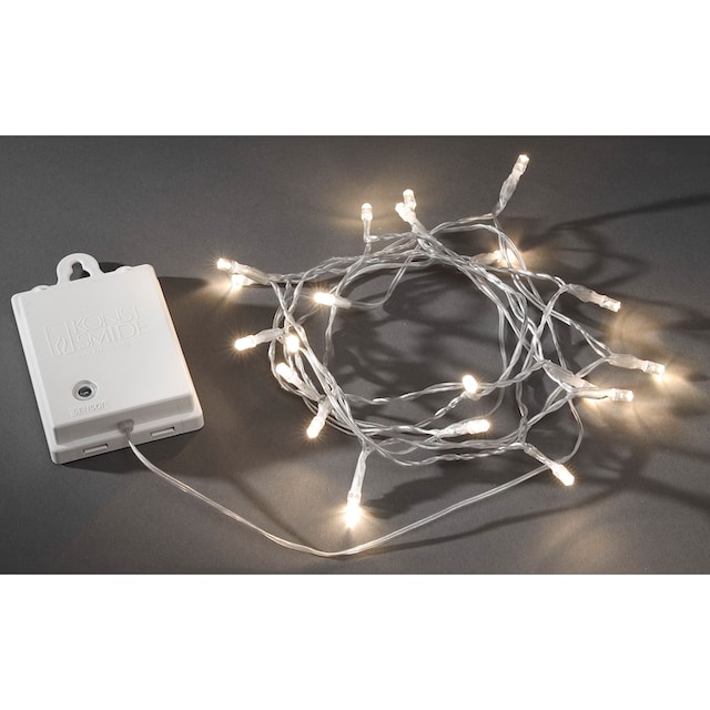 KONSTSMIDE LED-Lichterkette »Weihnachtsdeko aussen«, für den Außenbereich,  80 warmweiße Dioden, transparentes Kabel auf Rechnung kaufen