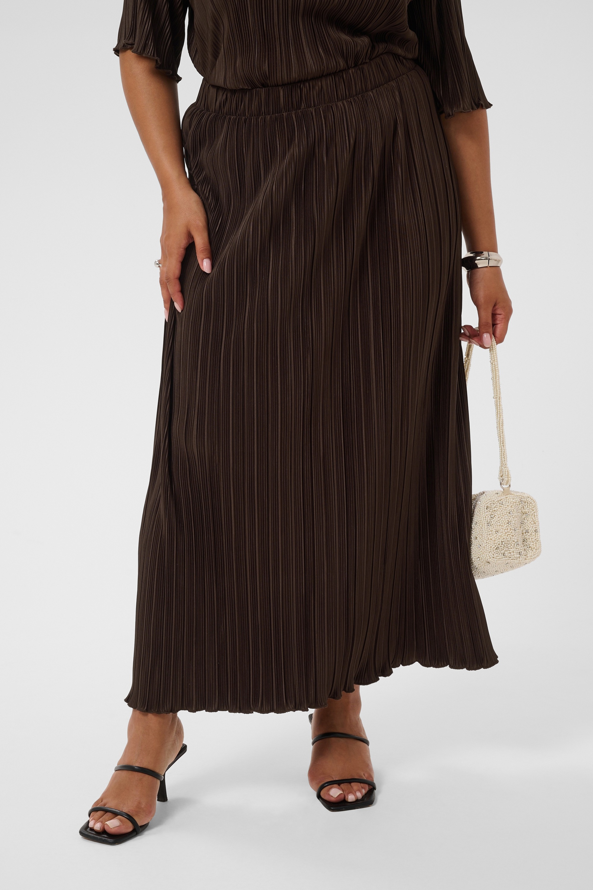 KAFFE Curve Midirock »Damen Rock KCirina«