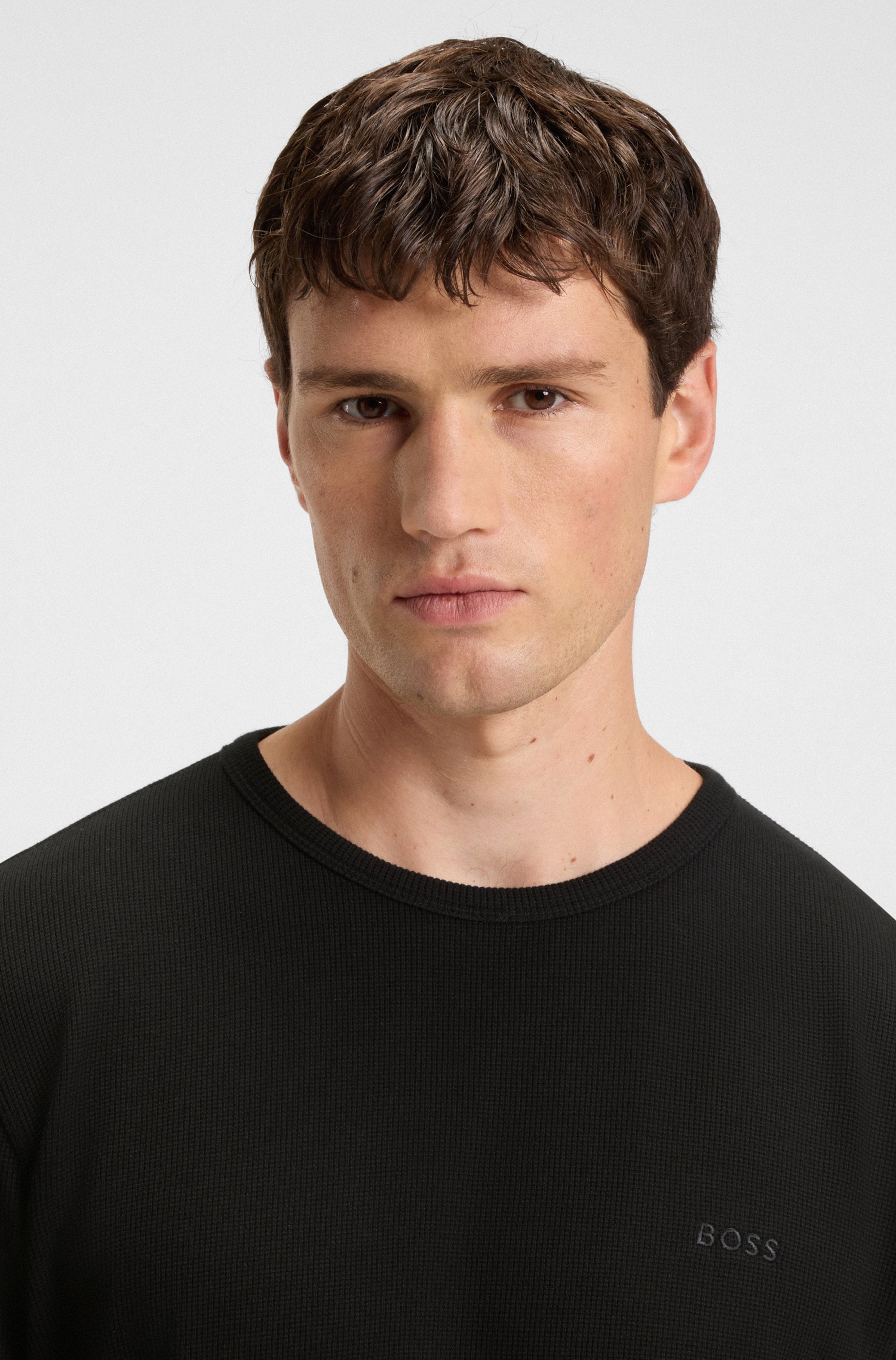 BOSS ORANGE Langarmshirt »Tempesto« mit BOSS-Stickerei