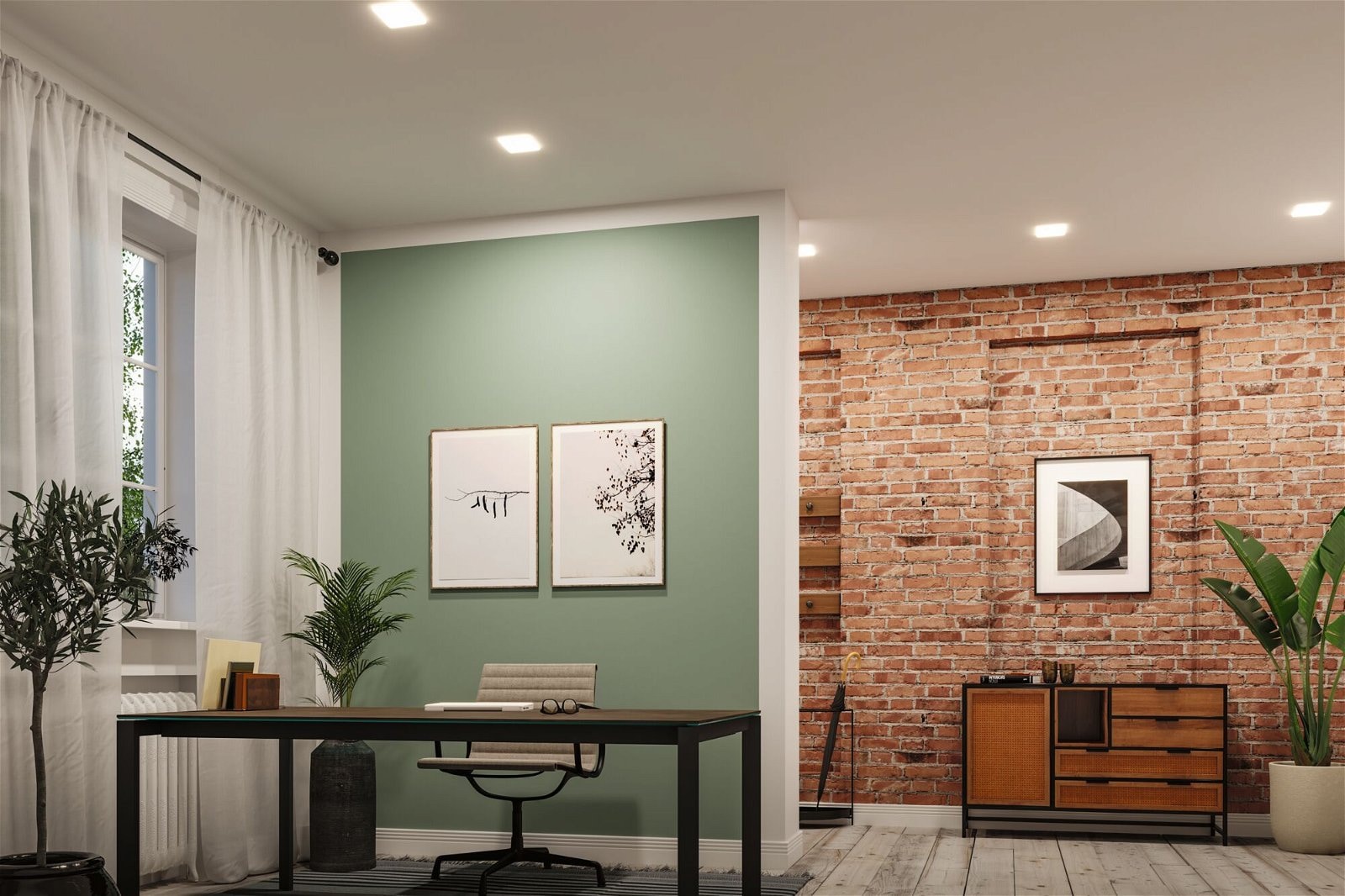 Paulmann LED Einbauleuchte »VariFit Veluna IP44 eckig 75x75mm 4,5W 360lm 3000K Satin«, 1 flammig, Einbaupanel
