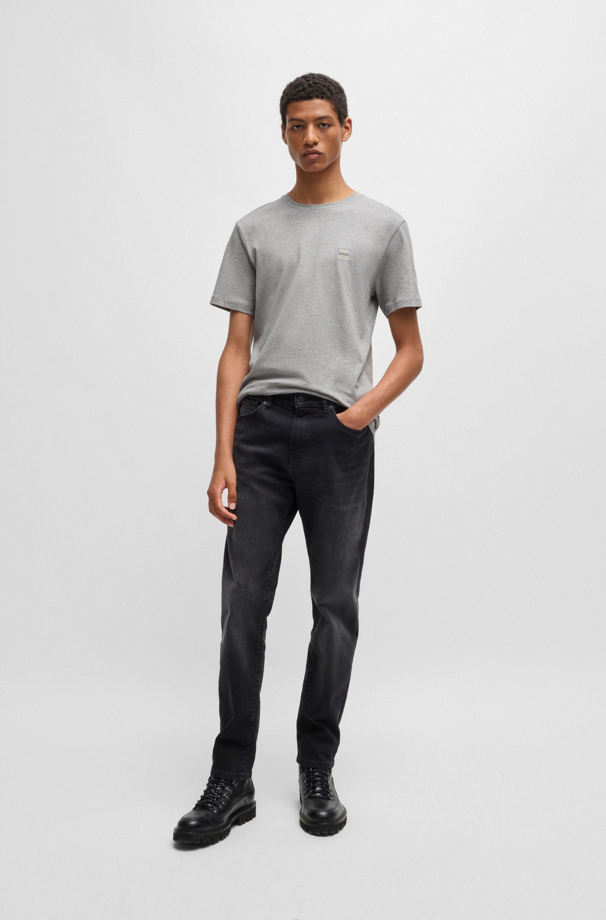 BOSS ORANGE T-Shirt »Tales«, mit BOSS Stickerei auf der Brust