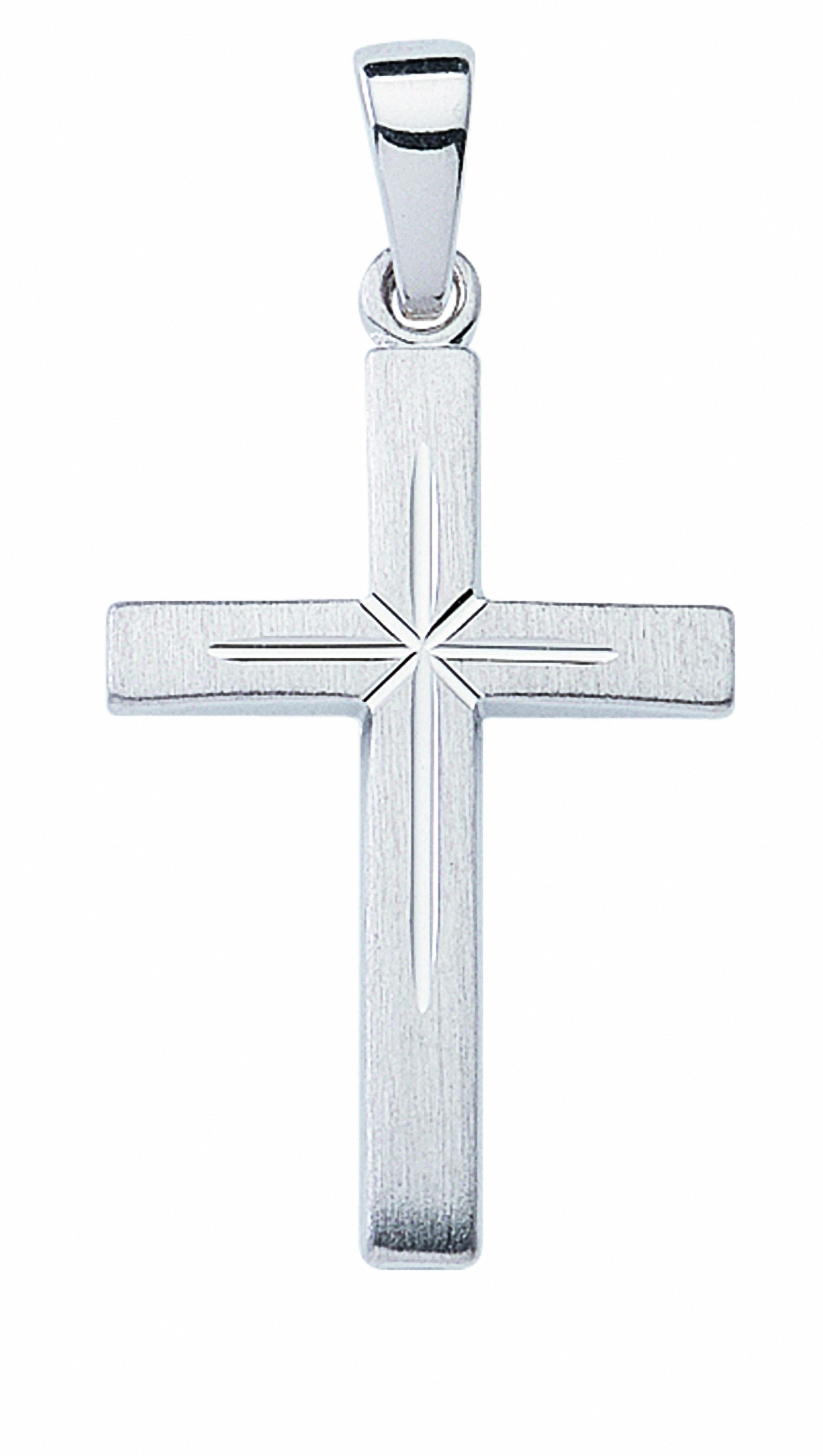 Adelia´s Kreuzkette »Adelia's Halskette - Kreuzkette mit Kreuz Anhänger aus 925 Silber Halskette - Kreuzkette mit Kreuz Anhänger aus 925 Silber«