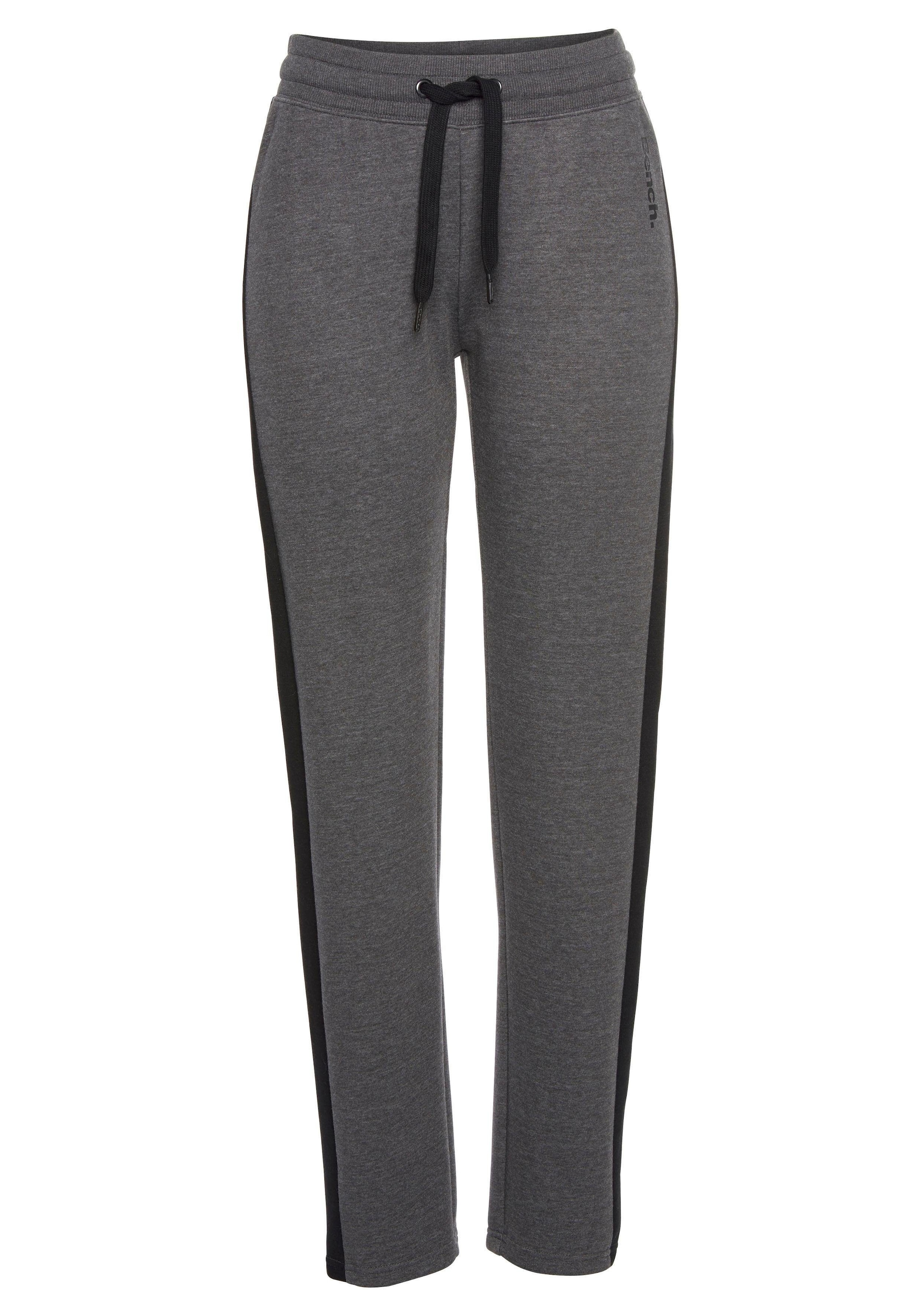 Bench. Loungewear Loungehose, mit Seitenstreifen und geradem Bein, Loungewear
