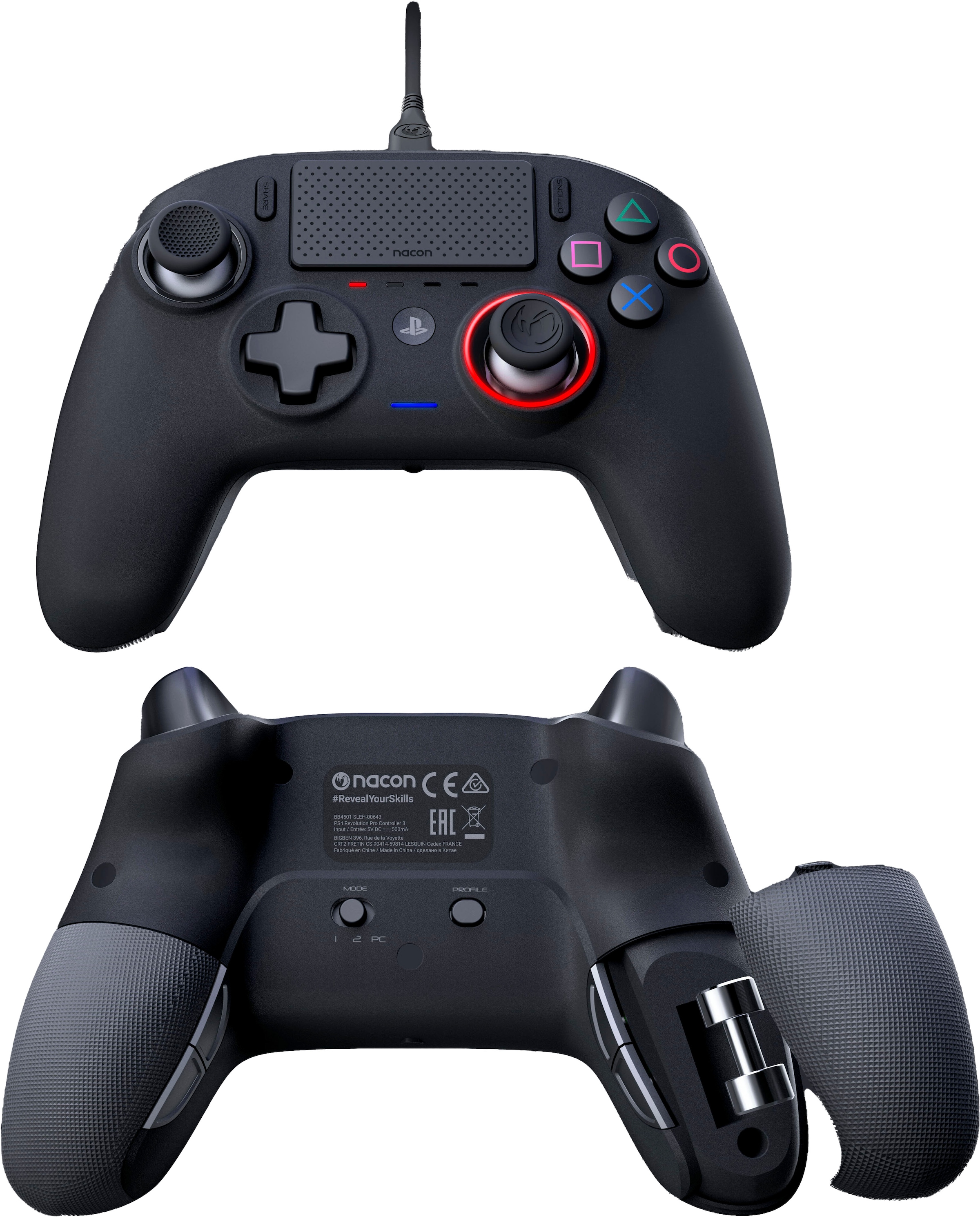 Gaming-Controller »Nacon NA383508 PS4 Revolution Pro Controller 3, kabelgebunden,...