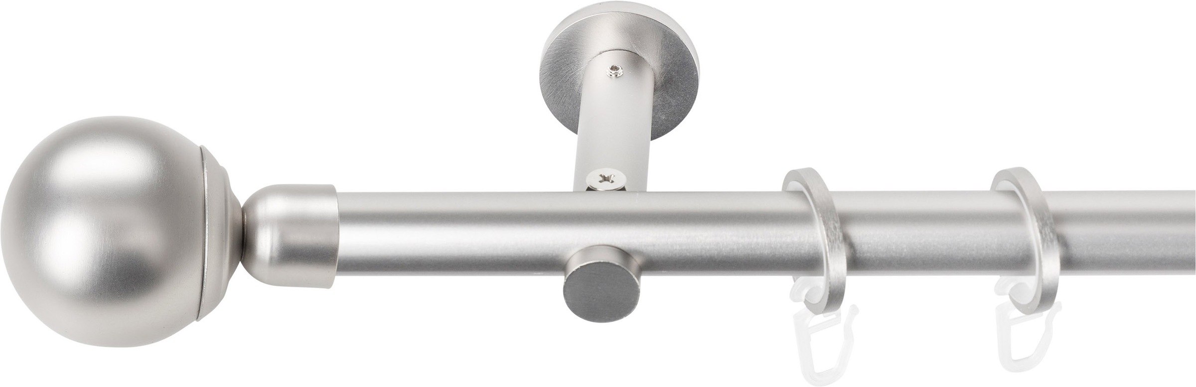 SN DECO GROUP Gardinenstange Ø 19 mm 1 läufig-läufig Fixmaß;kürzbar