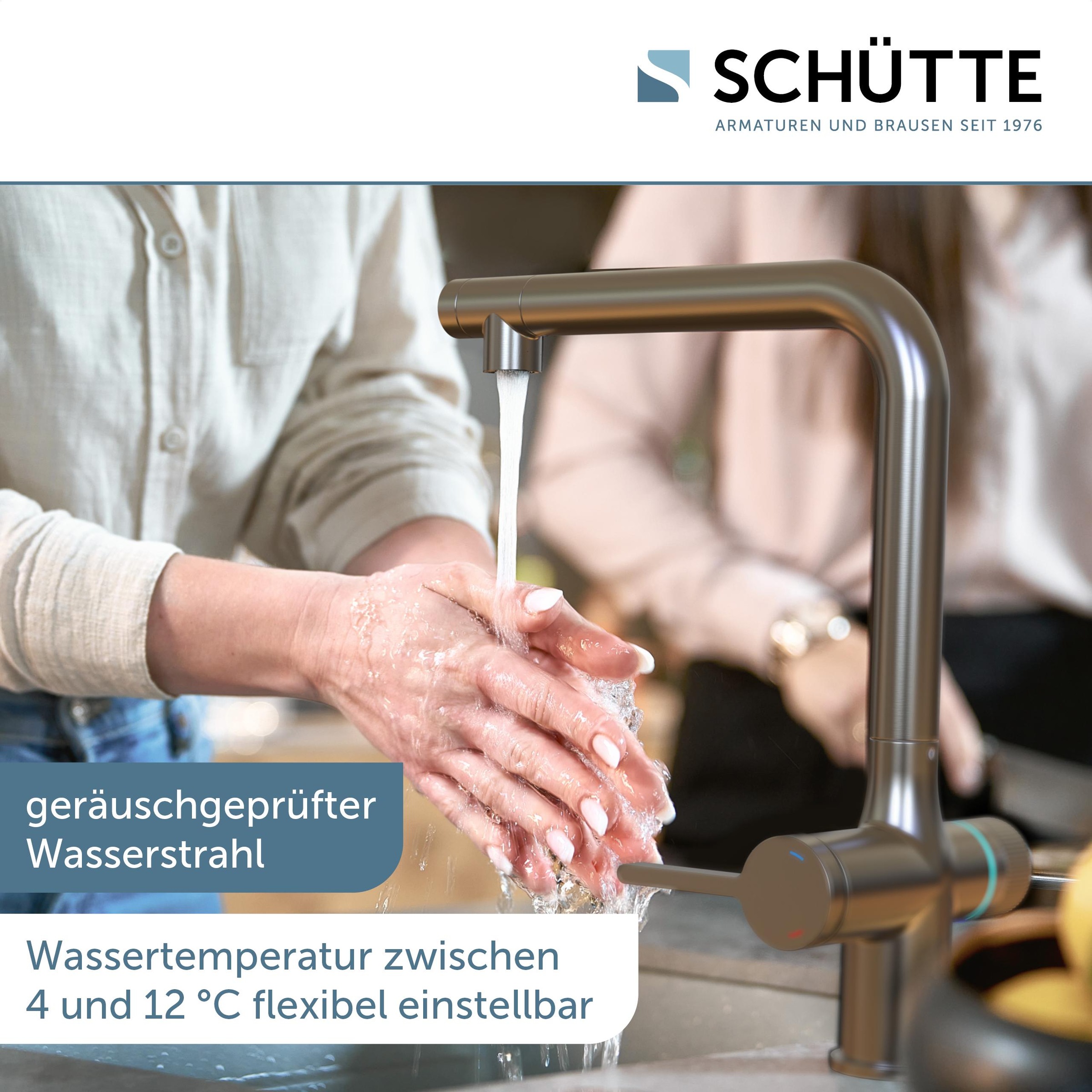 Schütte Küchenarmatur »"AQUADUCT" Sprudelwasser-Spültischarmatur« mit Kühlsystem, Filter, Filterkopf und handelsüblicher CO2-Kartusche