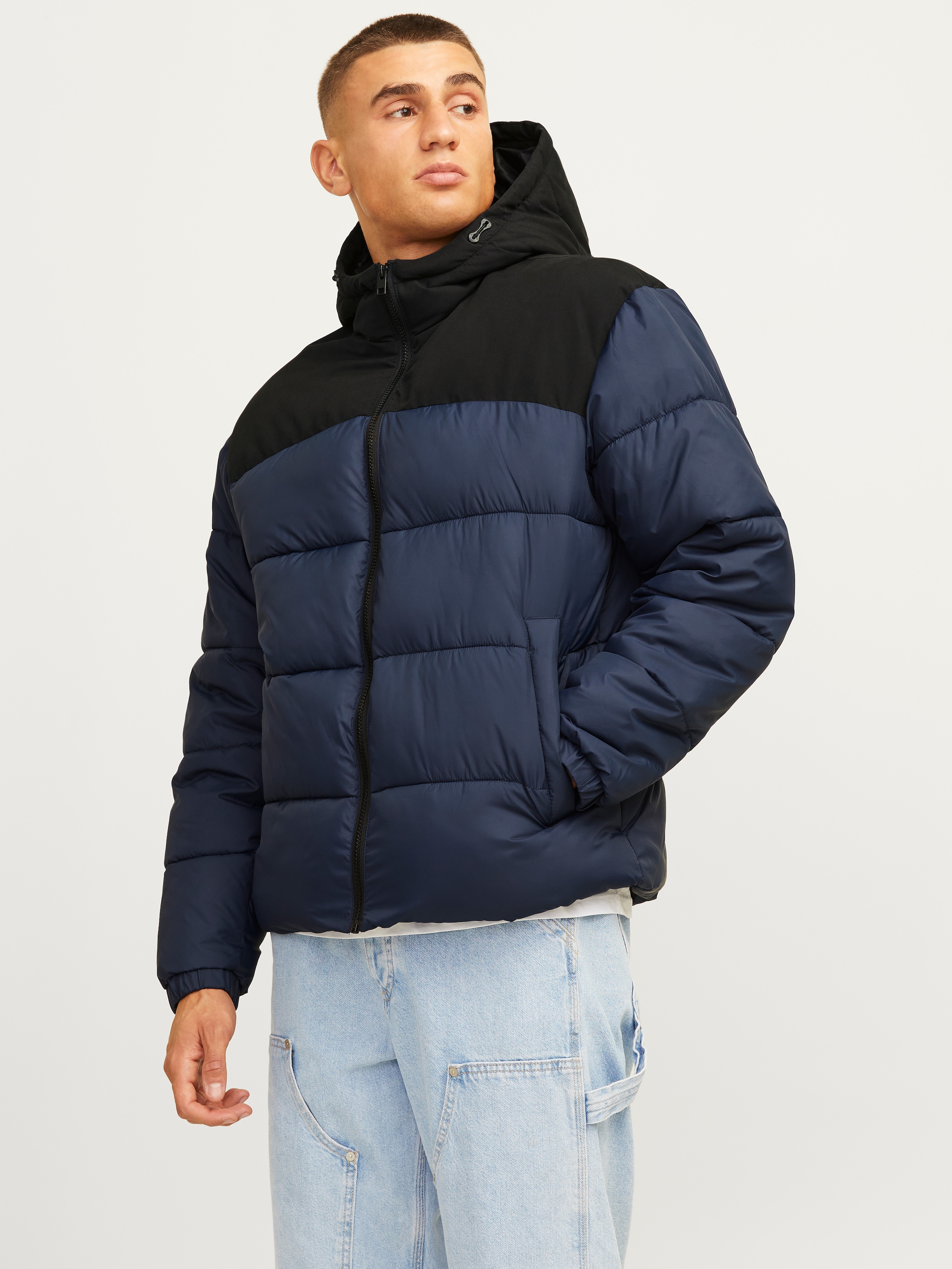 Jack & Jones Steppjacke »JJMOON HOOD PUFFER«, mit Kapuze