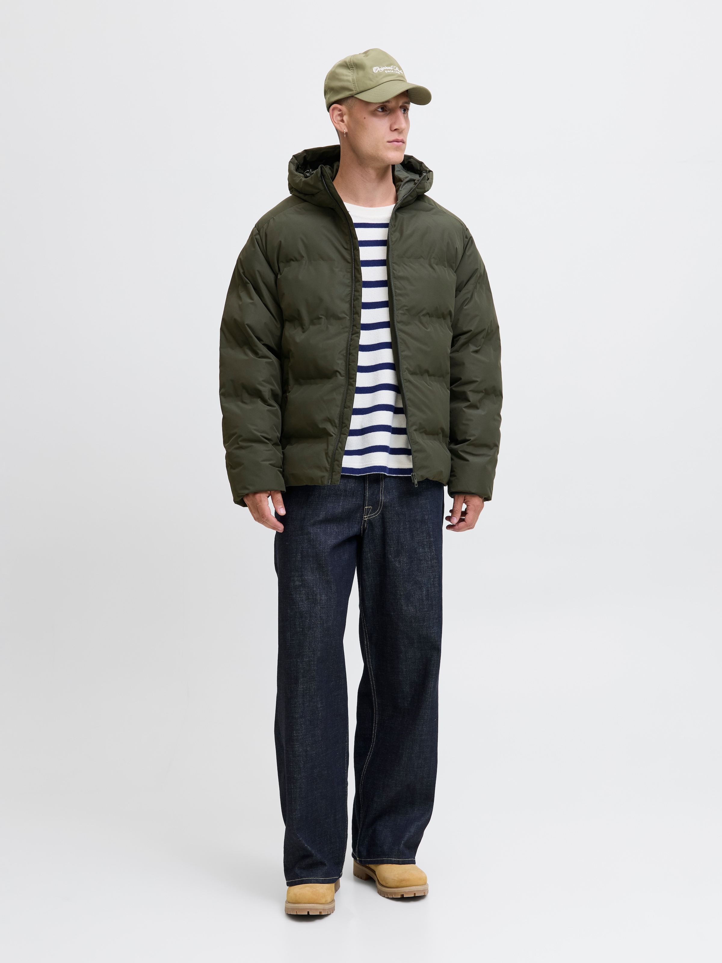 Jack & Jones Steppjacke »JJESOHO PUFFER HOOD SN« mit Kapuze
