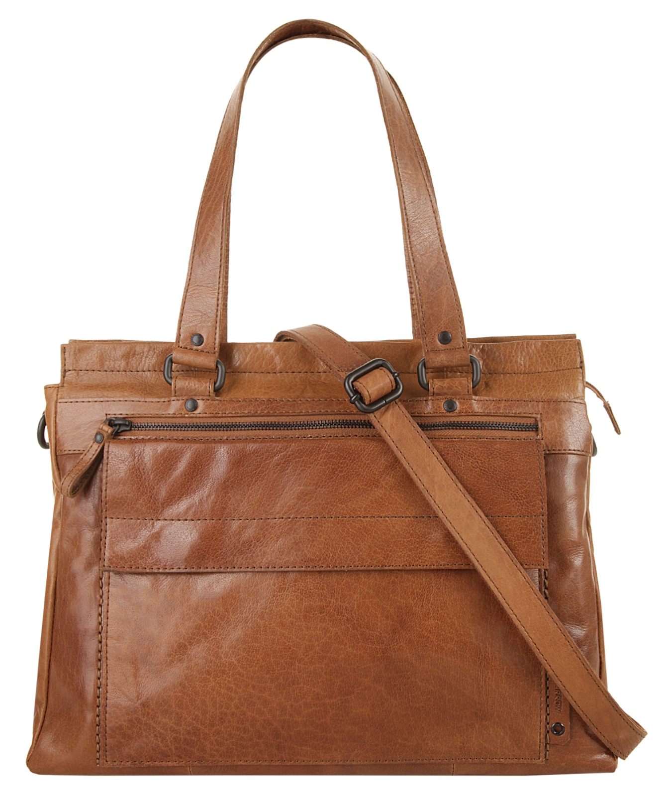 Spikes & Sparrow Shopper "SPIKES & SPARROW Damen LAPTOP SHOULDERBAG echt Leder" echt Leder