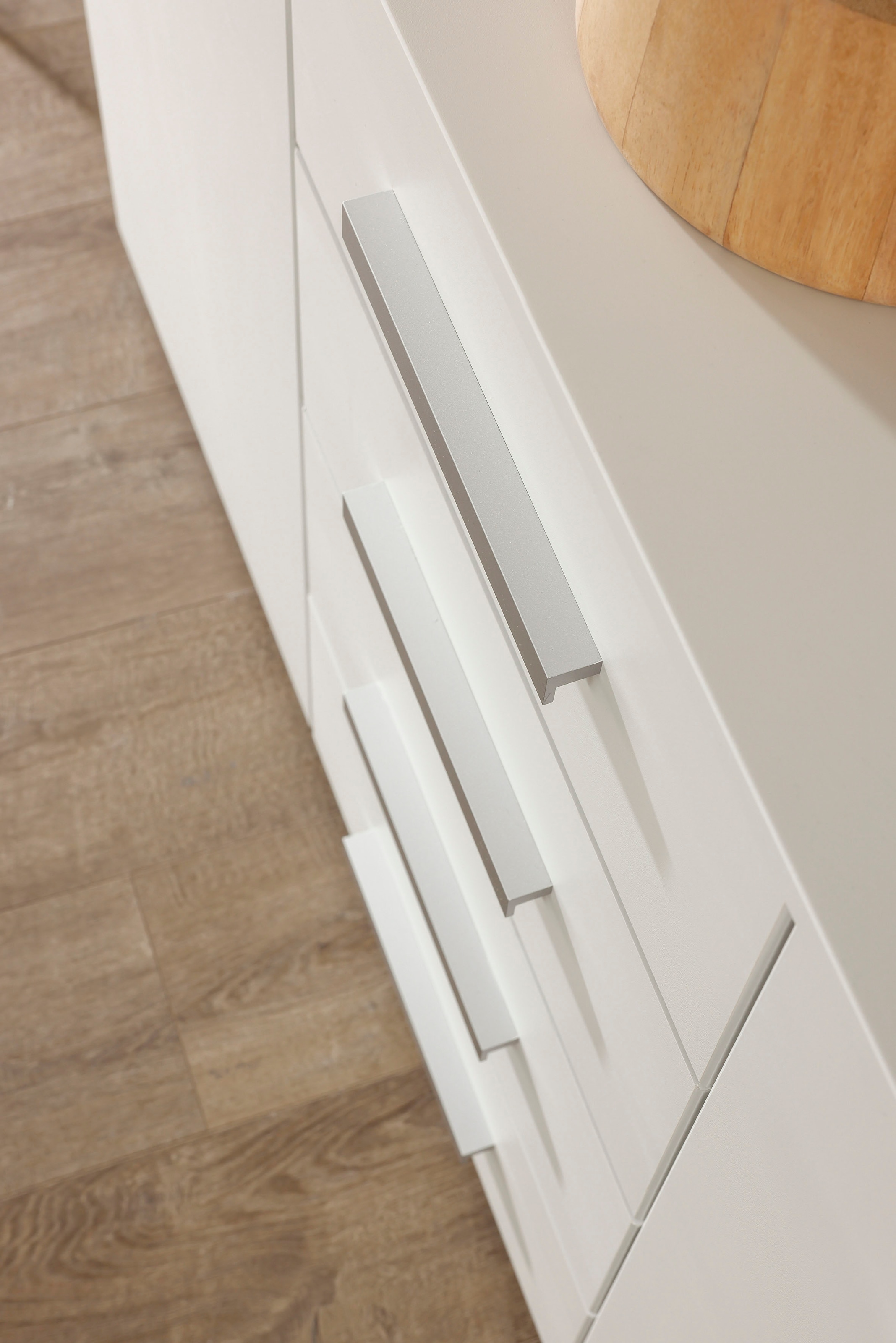 rauch Schubkastenkommode »Sideboard Kommode Kombikommode KOLUNA mit Dekorfront« Breite 120 cm,  vier große Schubladen, mit insgesamt 4 Einlegeböden MADE IN GERMANY