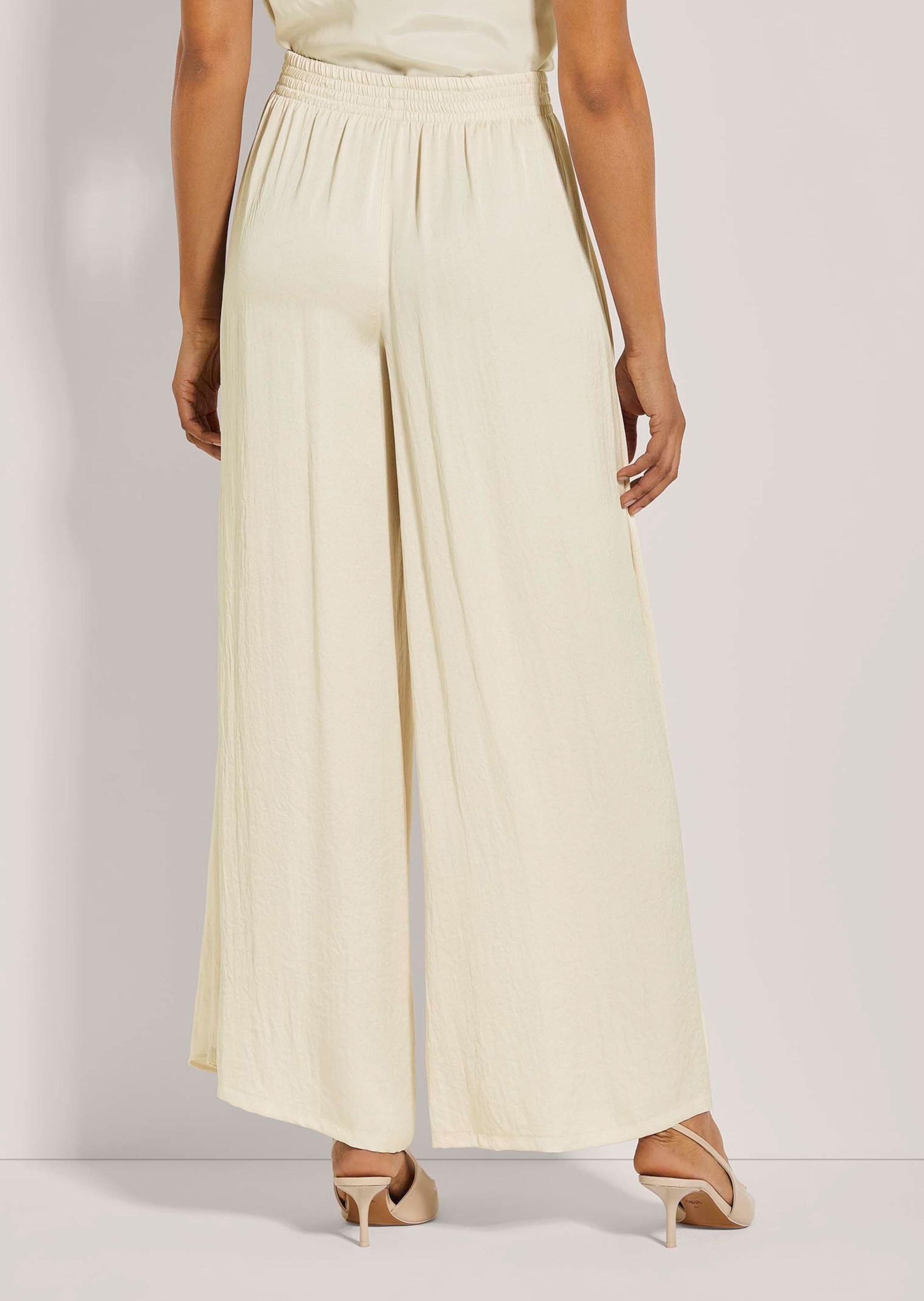 MADELEINE Stoffhose »Palazzo-Hose Sommerliche Stoffhose mit Überwurf«