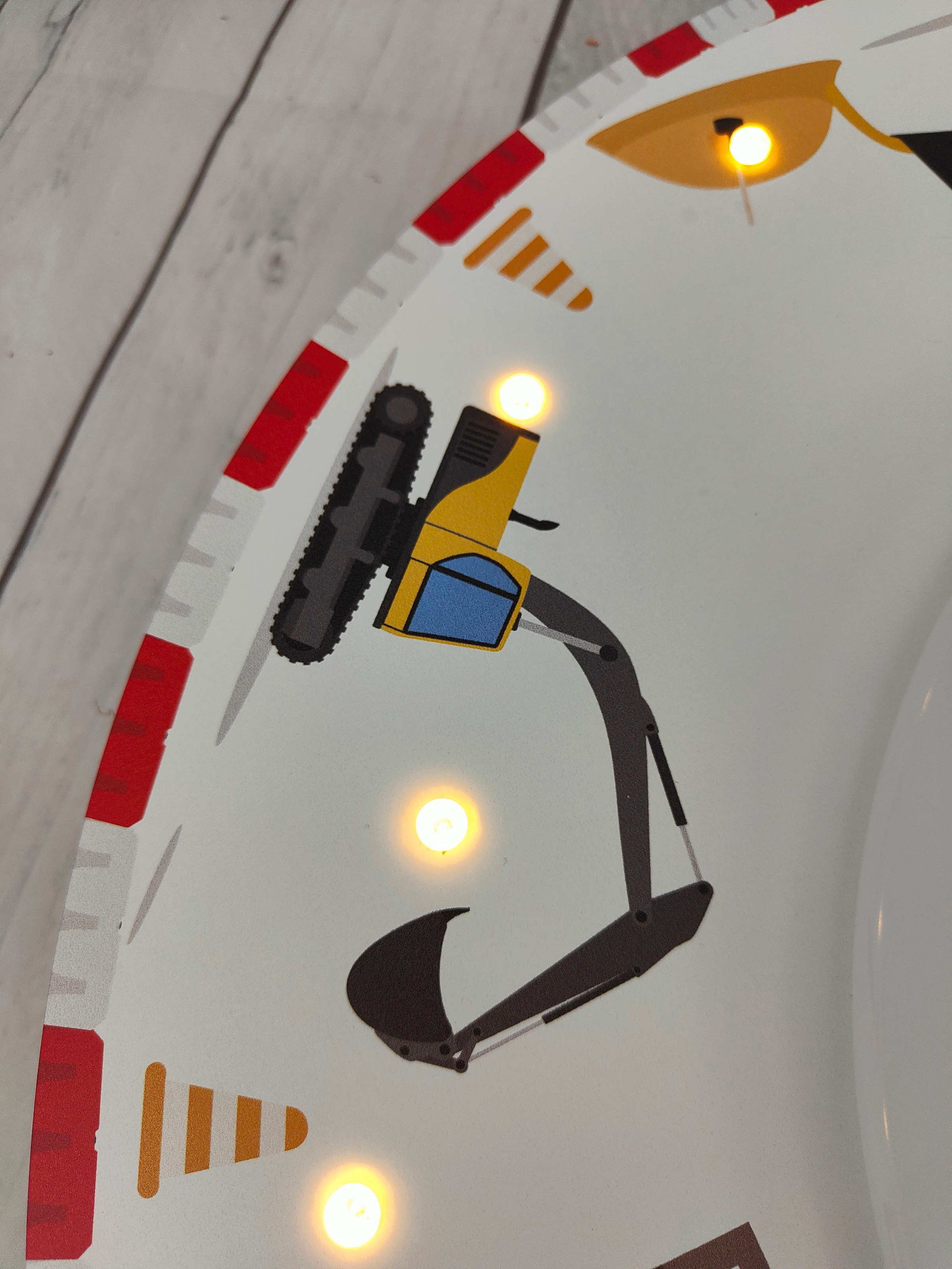 niermann Deckenleuchte »Baustelle, Kinderlampe, Kinderzimmer« E27 1 Stk. hochwertiger Druck auf kompletter Oberfläche