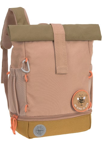 Kinderrucksack »Nature, Mini Rolltop Backpack, Hazelnut«, Reflektoren