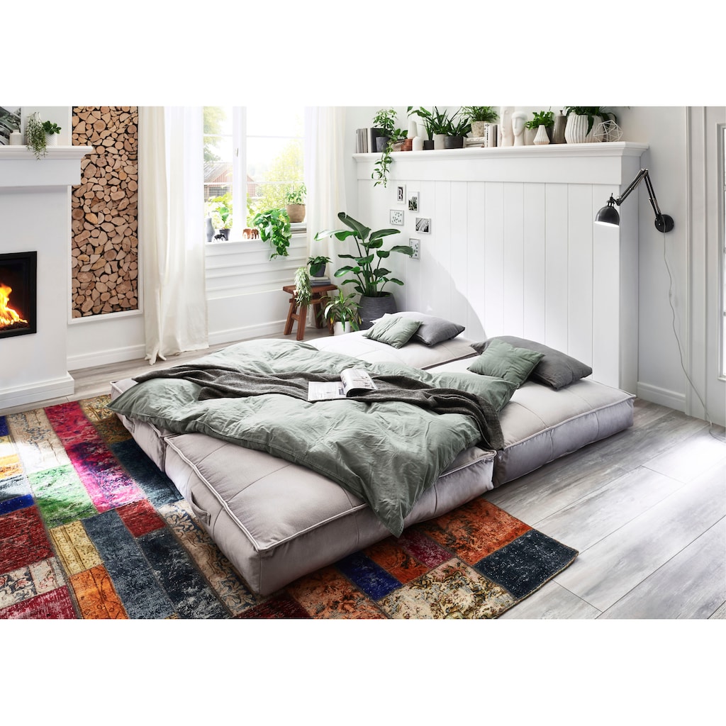 ATLANTIC home collection XXL-Sessel »Miro«, XXL-Sessel wandelbar zum Gästebett