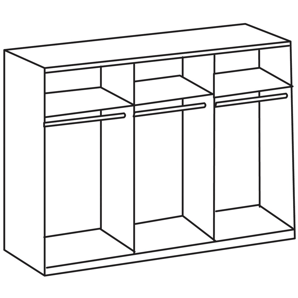 Wimex Schwebetürenschrank »Bristol«, mit Spiegeltüren