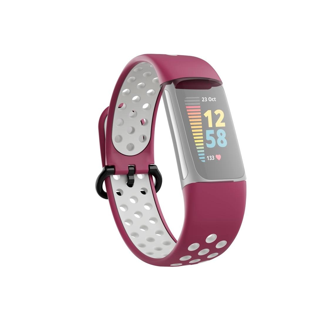 Hama Smartwatch-Armband »Sportarmband für Fitbit Garantie atmungsaktives Uhrenarmband« Jahre 3 Charge 5, UNIVERSAL XXL | ➥