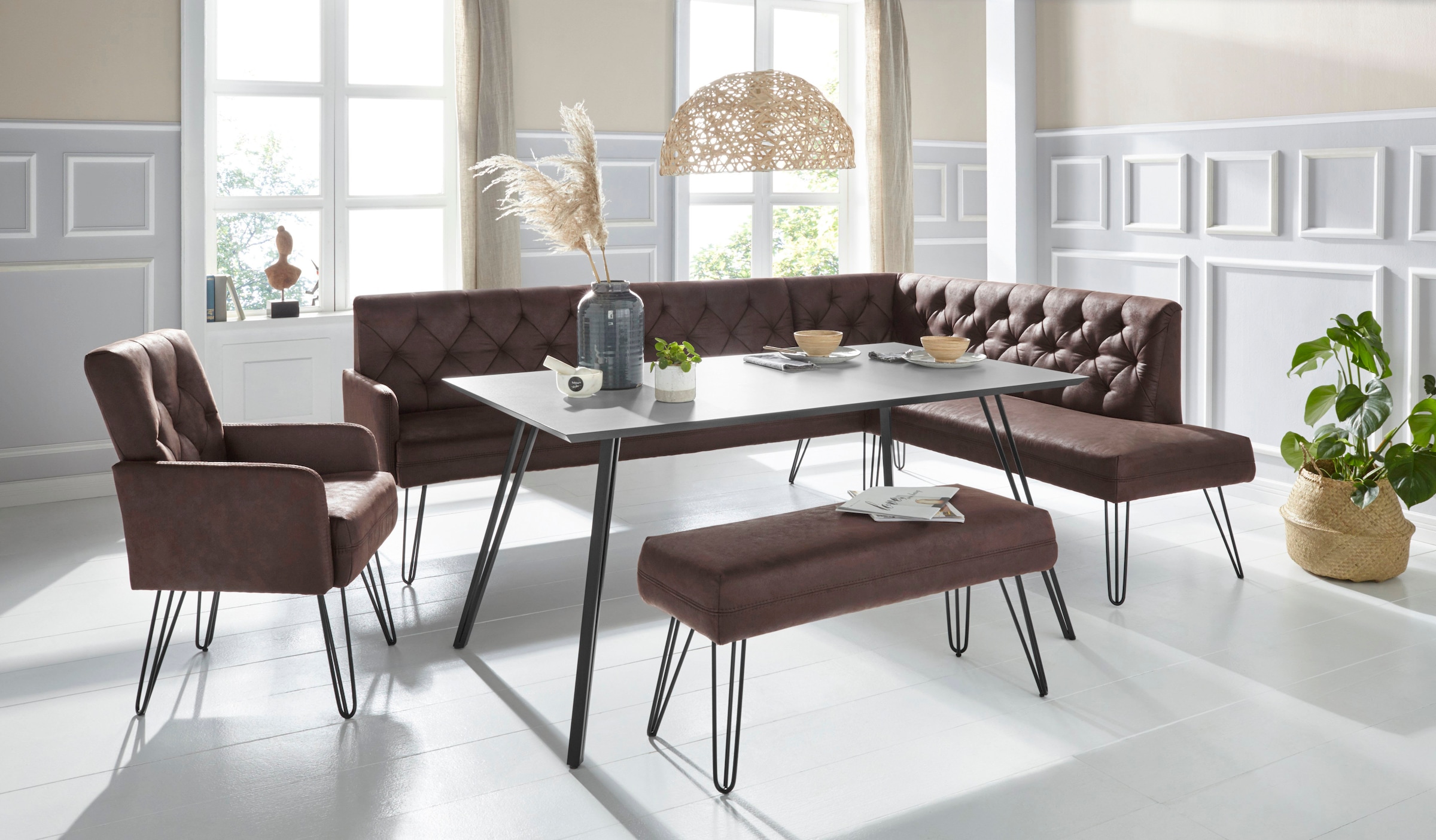 exxpo - sofa fashion Sitzbank »Doppio«, Frei im Raum stellbar auf Raten  bestellen