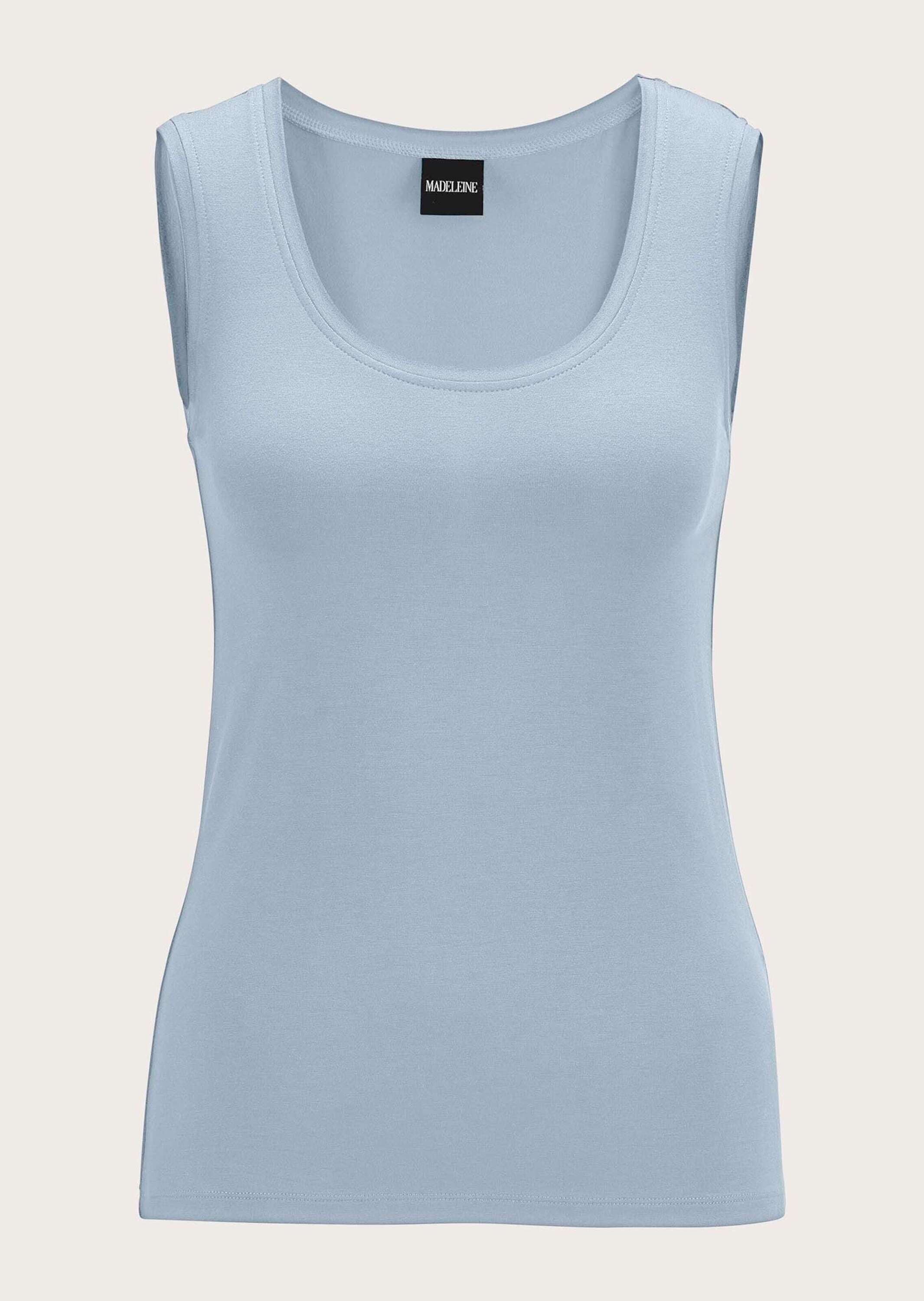 MADELEINE Trägertop »Tanktop Tanktop mit breiten Trägern« Glatte Jerseyware