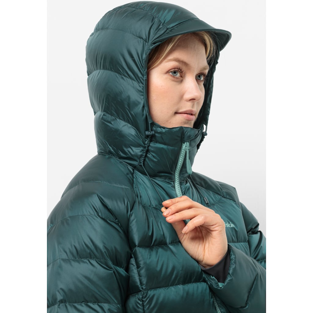 Jack Wolfskin Daunenjacke »NEBELHORN DOWN HOODY W«, mit Kapuze