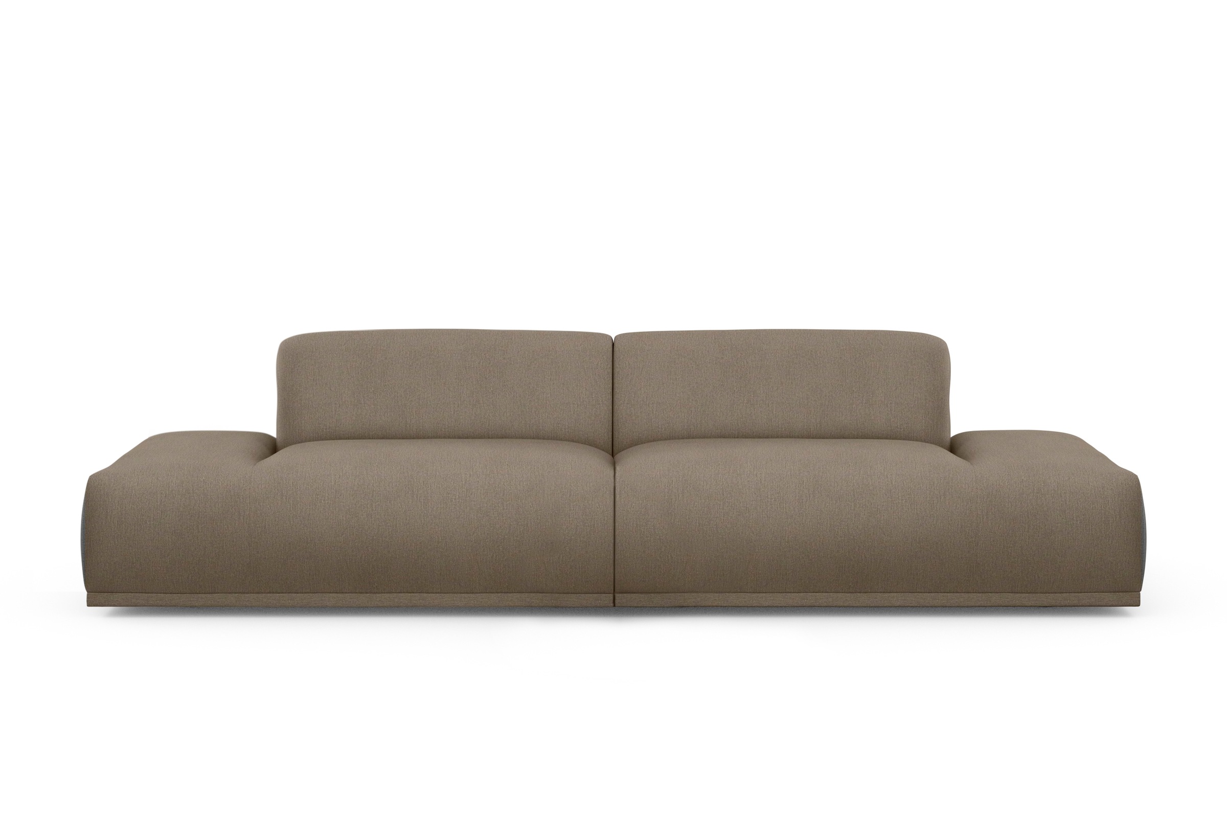 TRENDMANUFAKTUR Big-Sofa »Braga, toller Sitzkomfort, Designsofa«, in moderner Optik, mit hochwertigem Kaltschaum