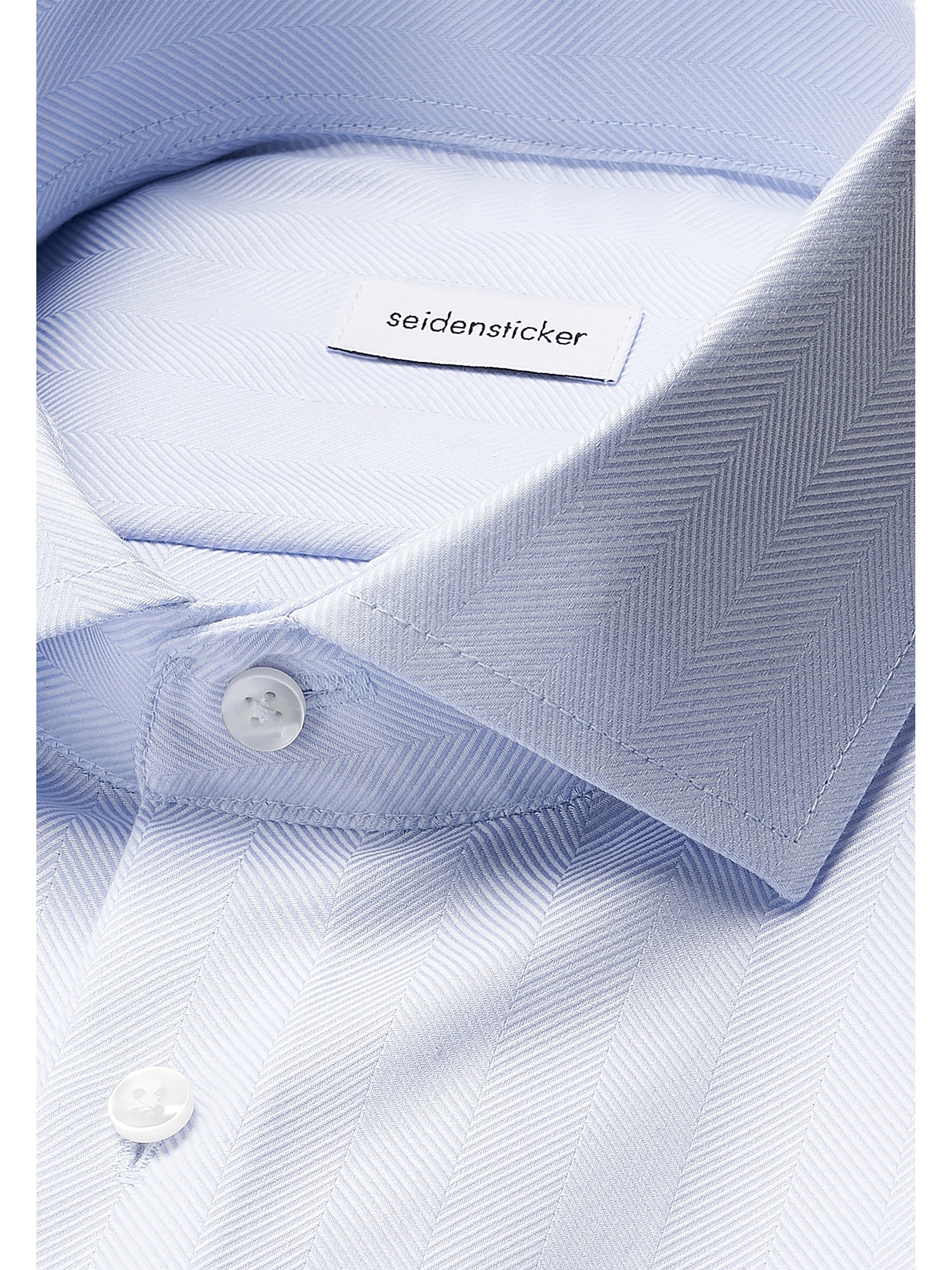 seidensticker Businesshemd »Schwarze Rose«, Shaped 1/1 Kentkragen Fischgrat