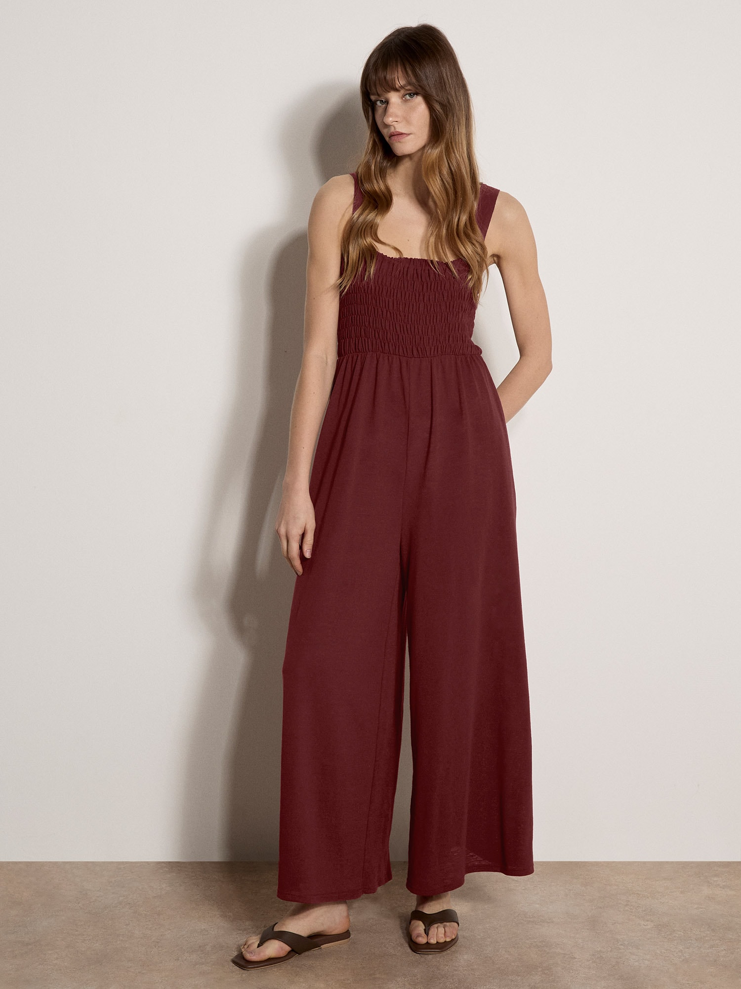 Apricot Jumpsuit »Jumpsuit aus Jersey« mit weitem Bein