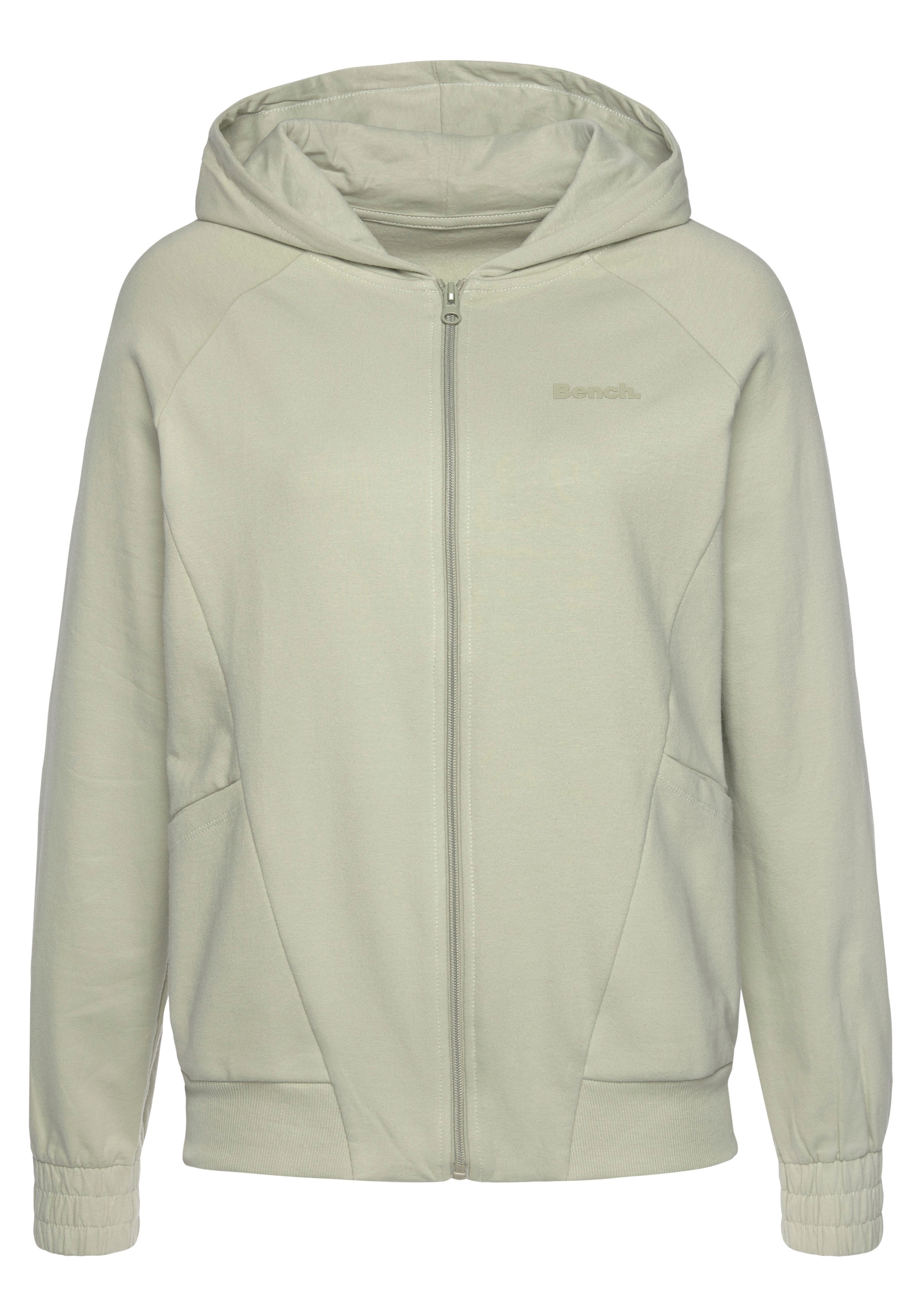 Bench. Loungewear Kapuzensweatjacke, mit sportlichen Teilungsnähten, Loungeanzug